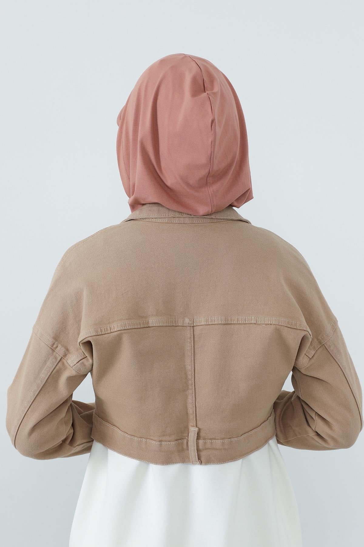 Siperlik ve Kapatıcı Özellikli Penye Kadın Hazır Bone,B-88P