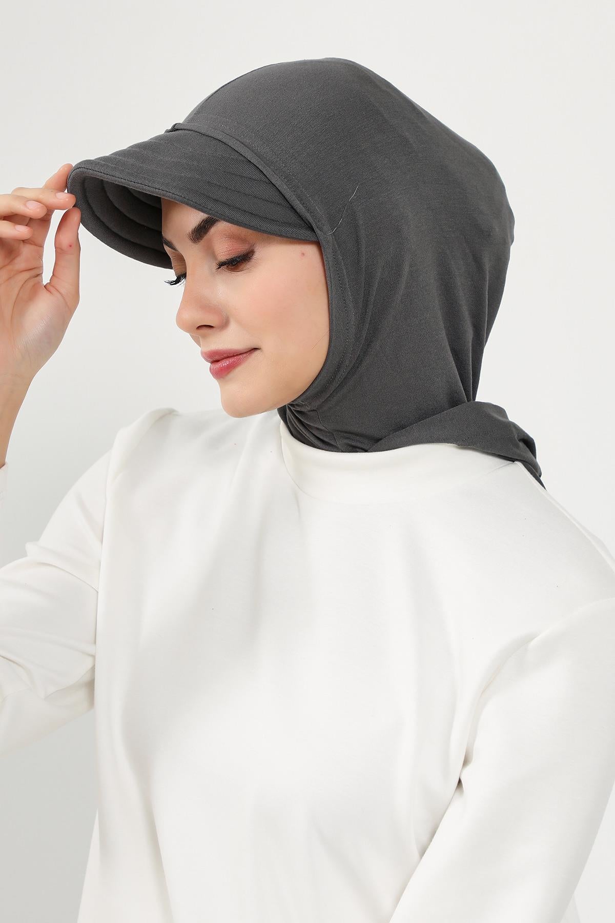 Siperlik ve Kapatıcı Özellikli Penye Kadın Hazır Bone,B-88P