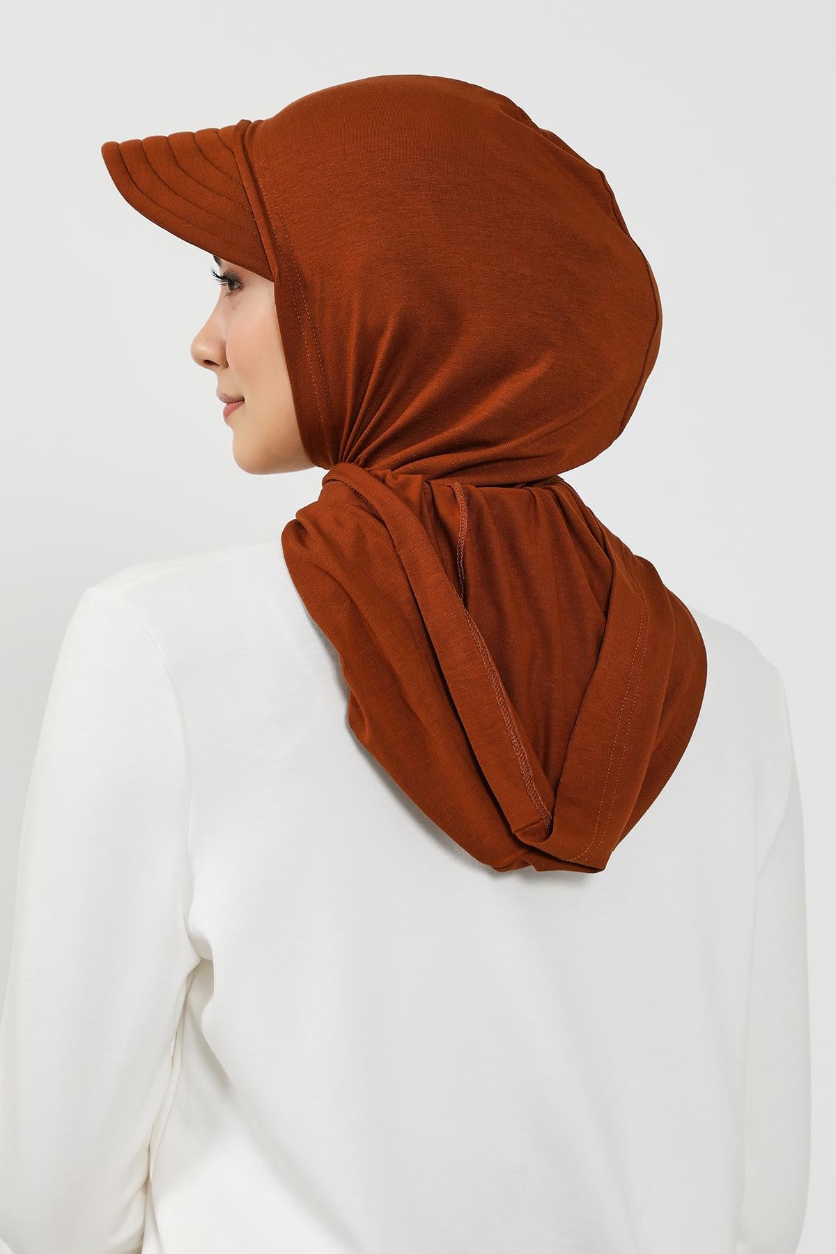 Siperlik ve Kapatıcı Özellikli Penye Kadın Hazır Bone,B-88P