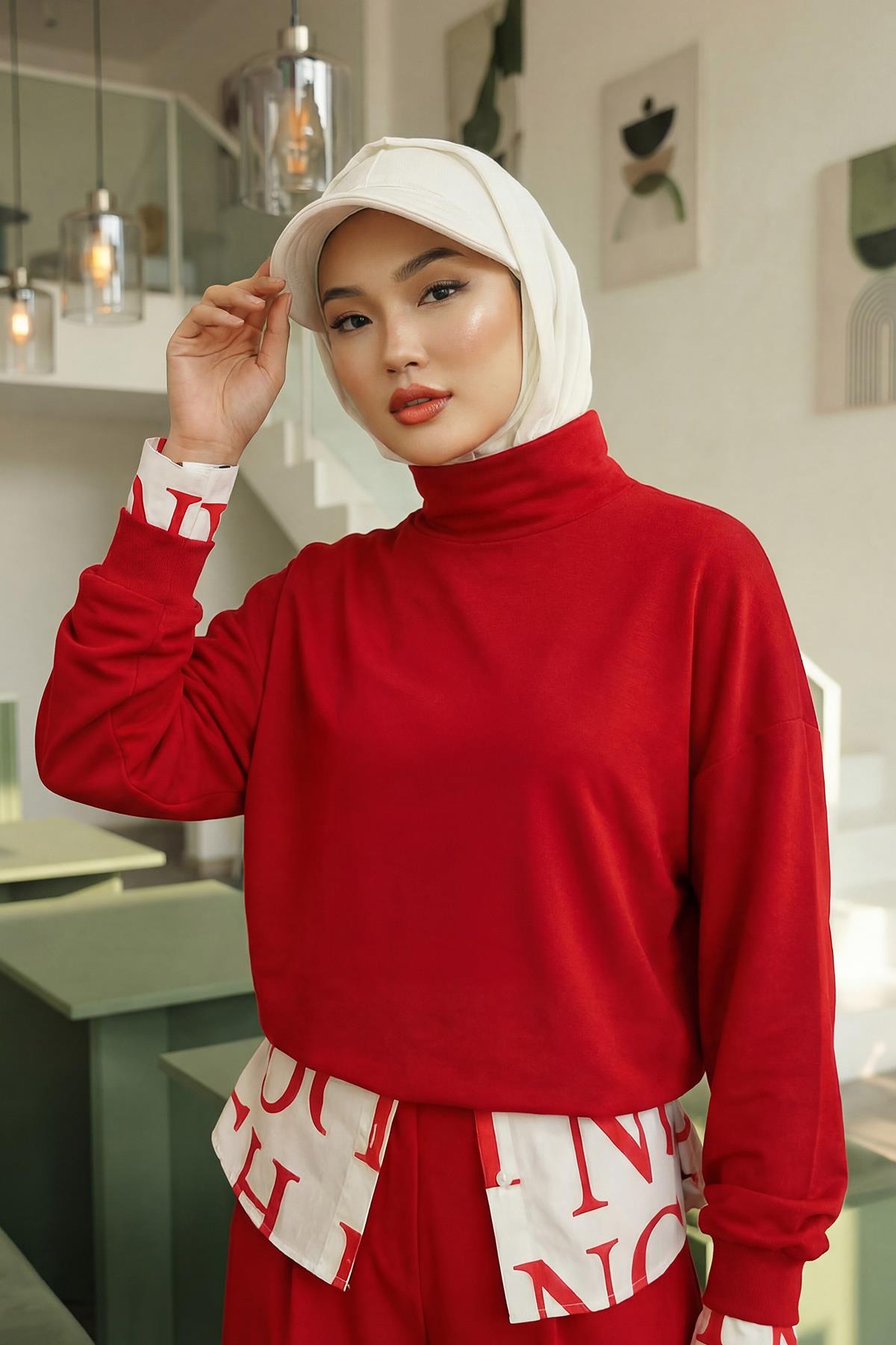 Siperlik ve Kapatıcı Özellikli Penye Kadın Hazır Bone,B-88P