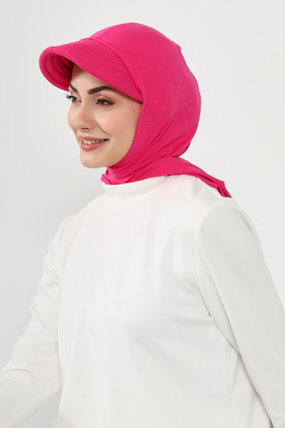 Siperlik ve Kapatıcı Özellikli Penye Kadın Hazır Bone,B-88P