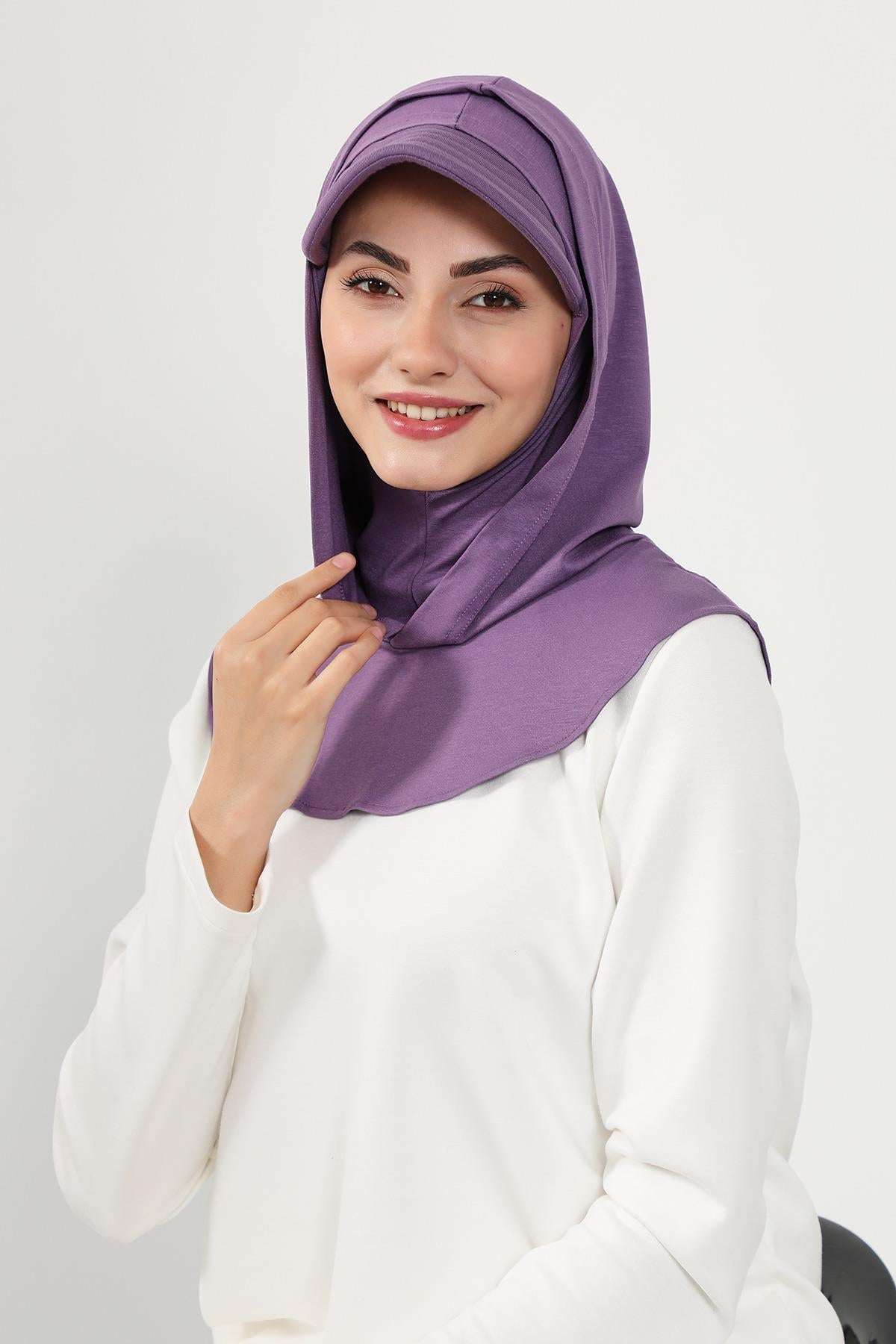 Siperlik ve Kapatıcı Özellikli Penye Kadın Hazır Bone,B-88P