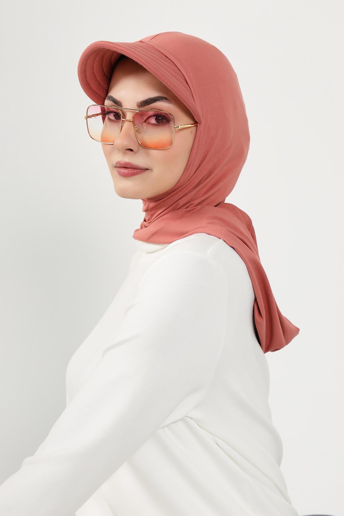 Siperlik ve Kapatıcı Özellikli Penye Kadın Hazır Bone,B-88P