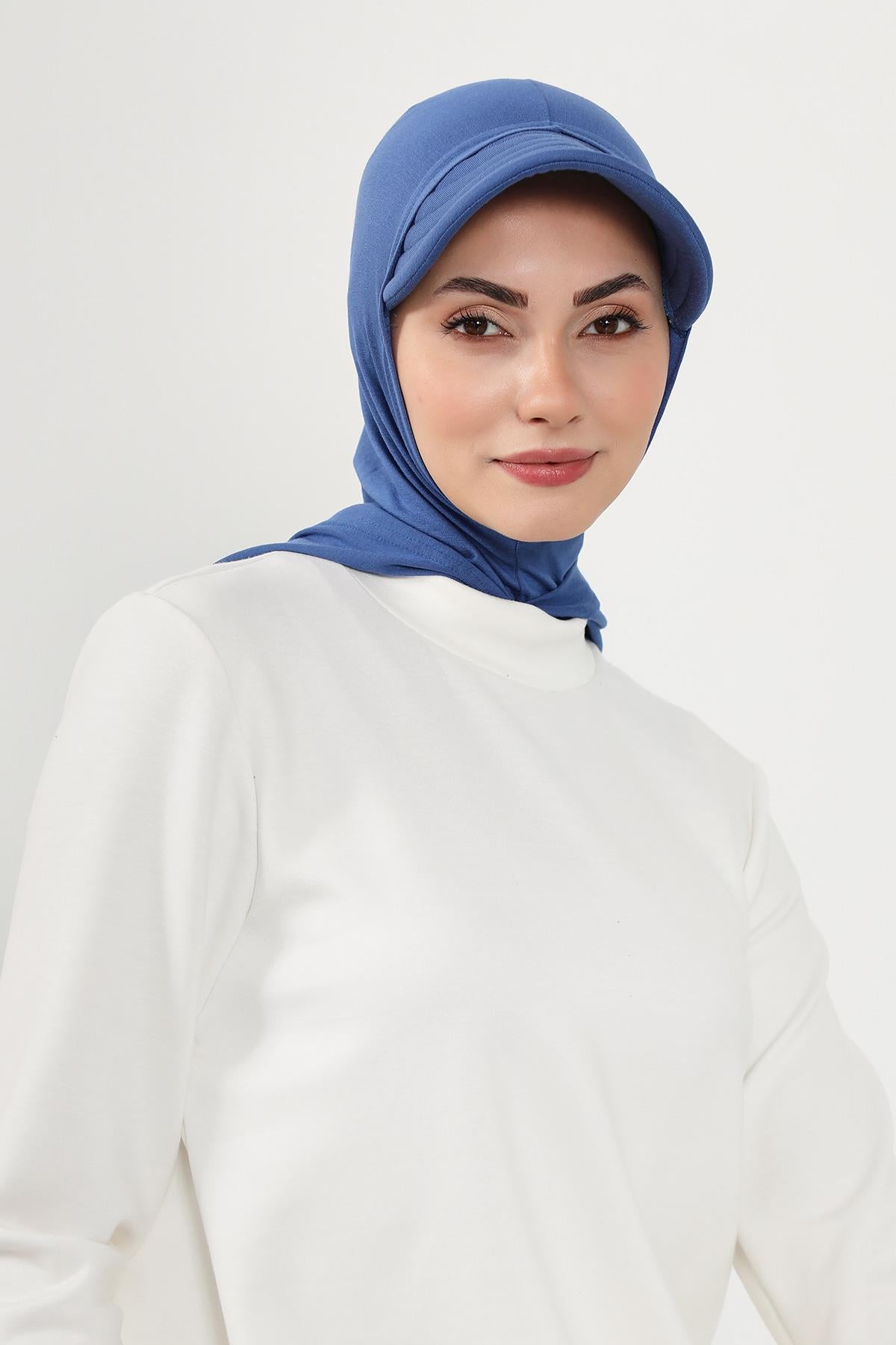 Siperlik ve Kapatıcı Özellikli Penye Kadın Hazır Bone,B-88P