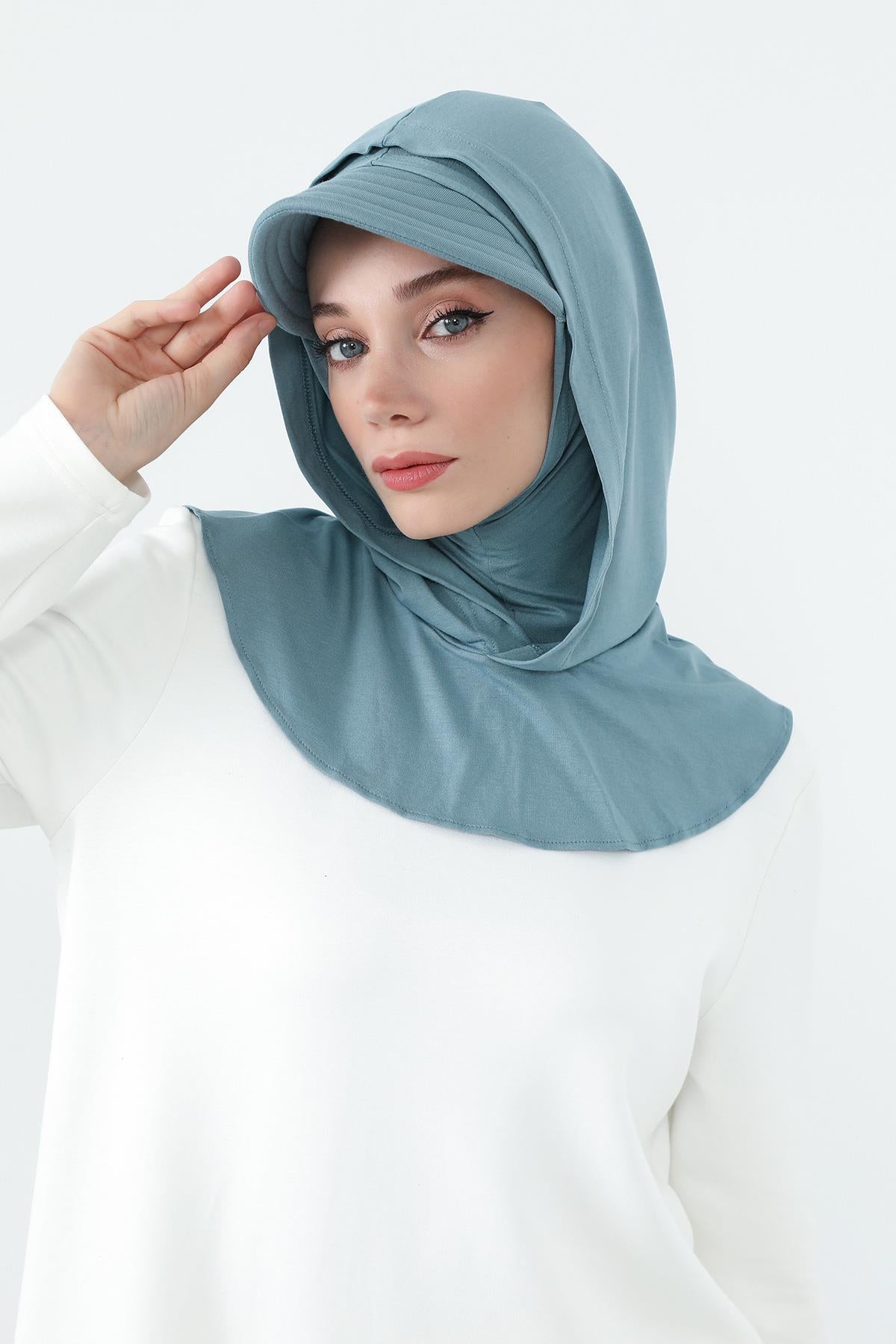 Siperlik ve Kapatıcı Özellikli Penye Kadın Hazır Bone,B-88P