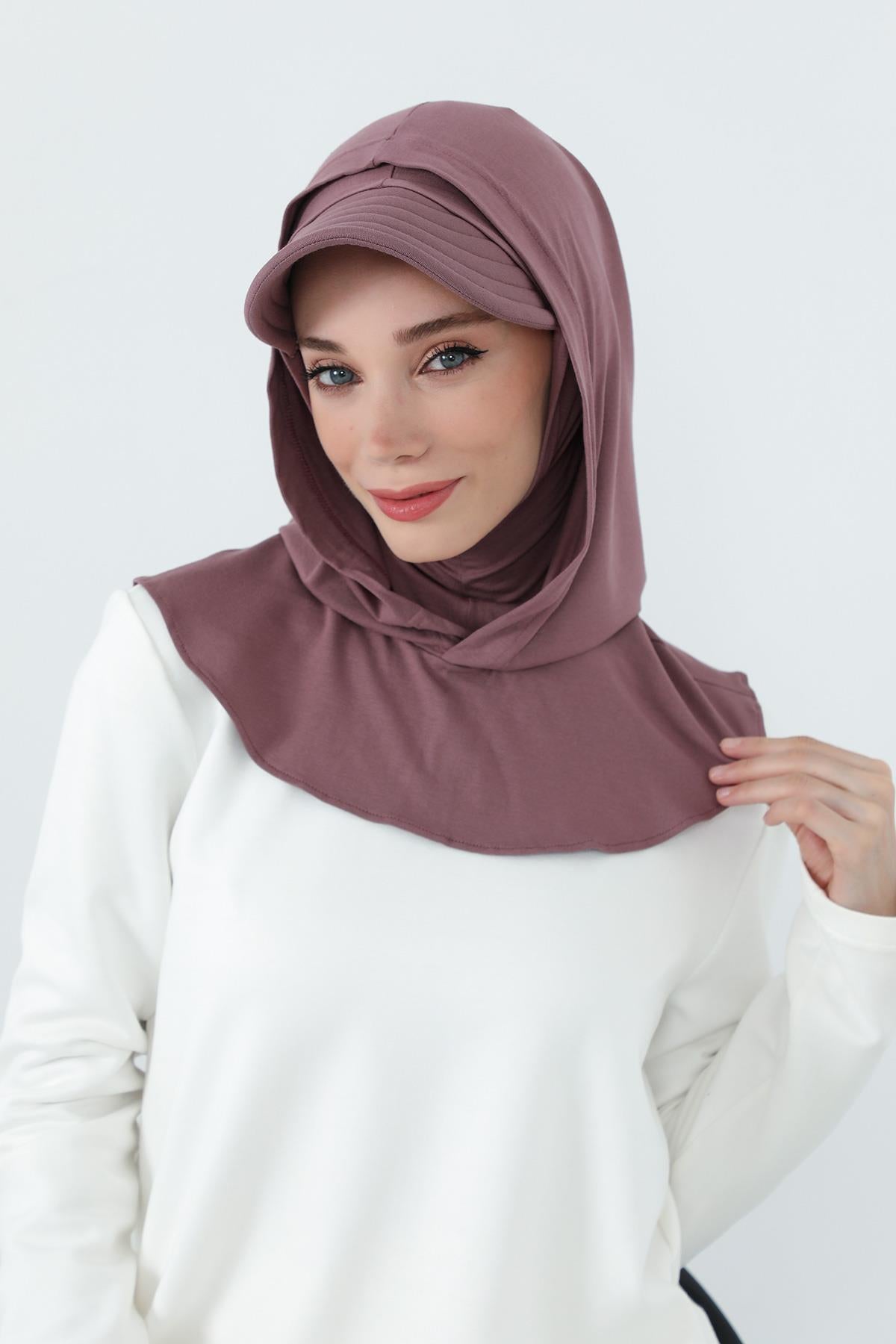 Siperlik ve Kapatıcı Özellikli Penye Kadın Hazır Bone,B-88P