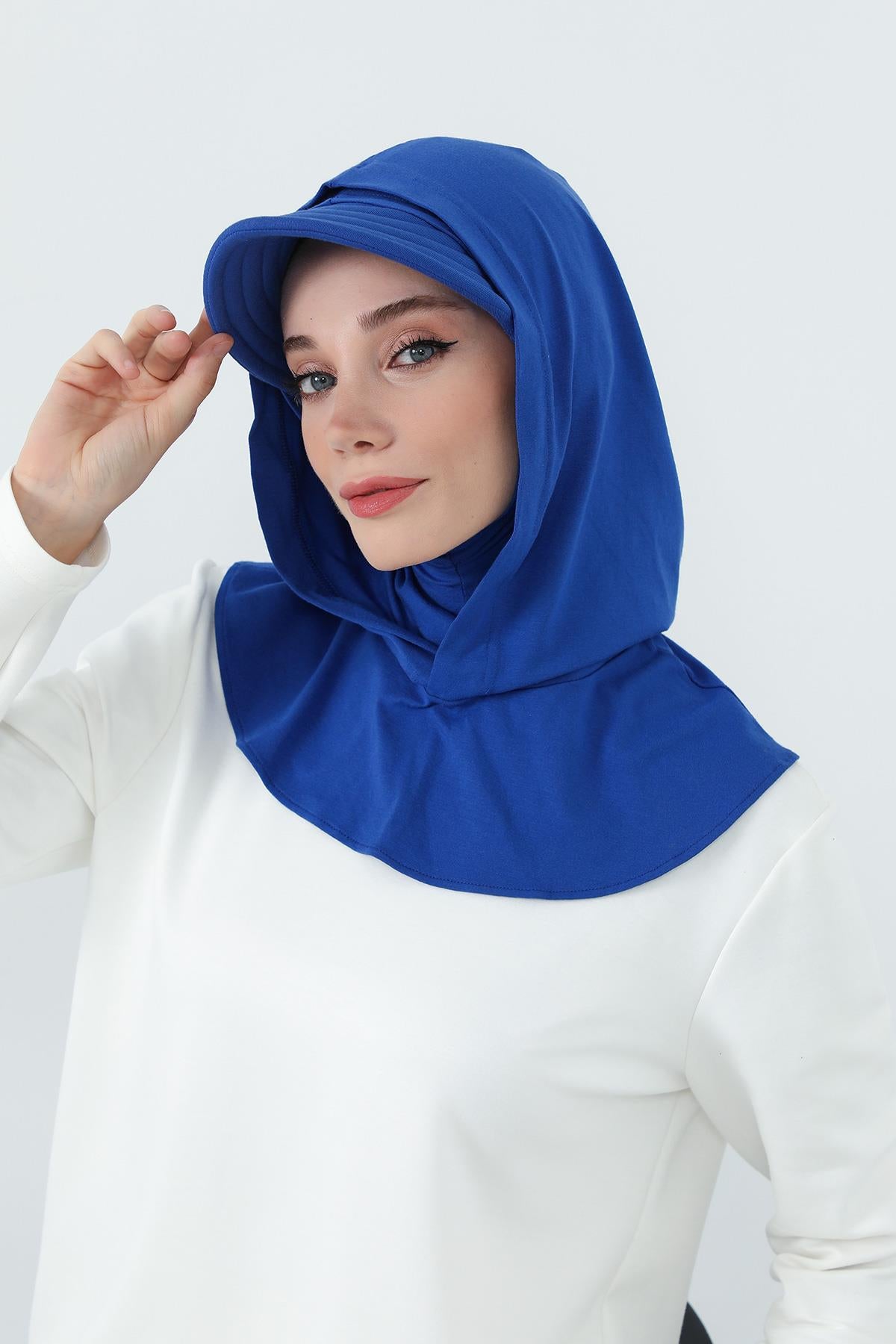 Siperlik ve Kapatıcı Özellikli Penye Kadın Hazır Bone,B-88P