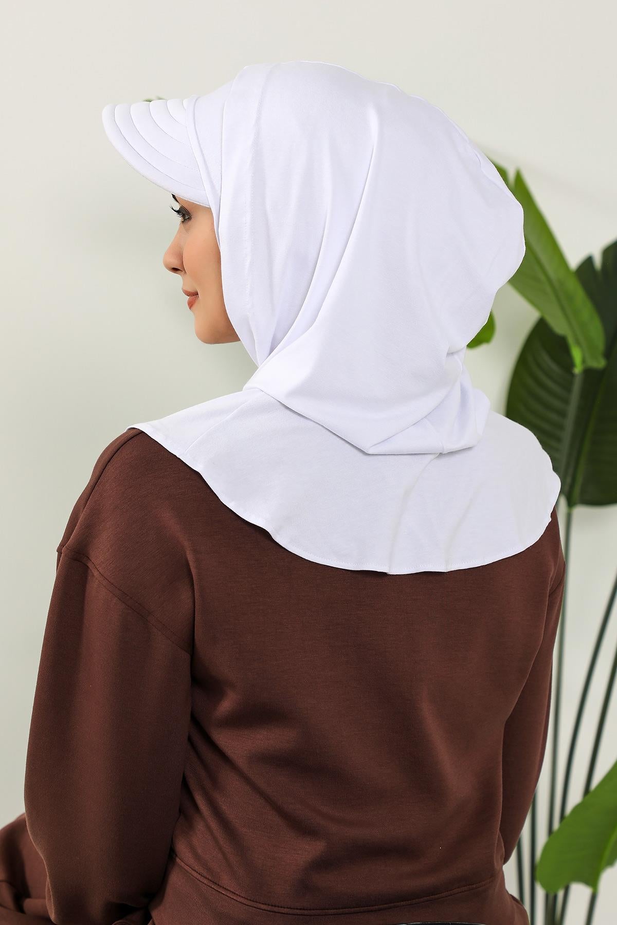 Siperlik ve Kapatıcı Özellikli Penye Kadın Hazır Bone,B-88P