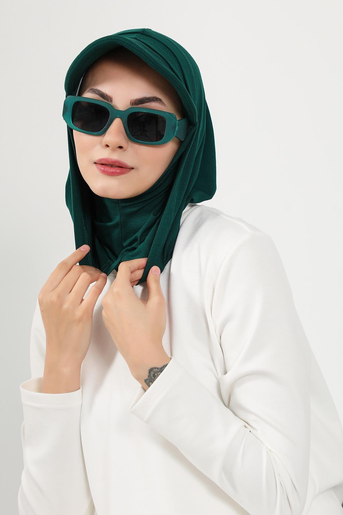 Siperlik ve Kapatıcı Özellikli Penye Kadın Hazır Bone,B-88P