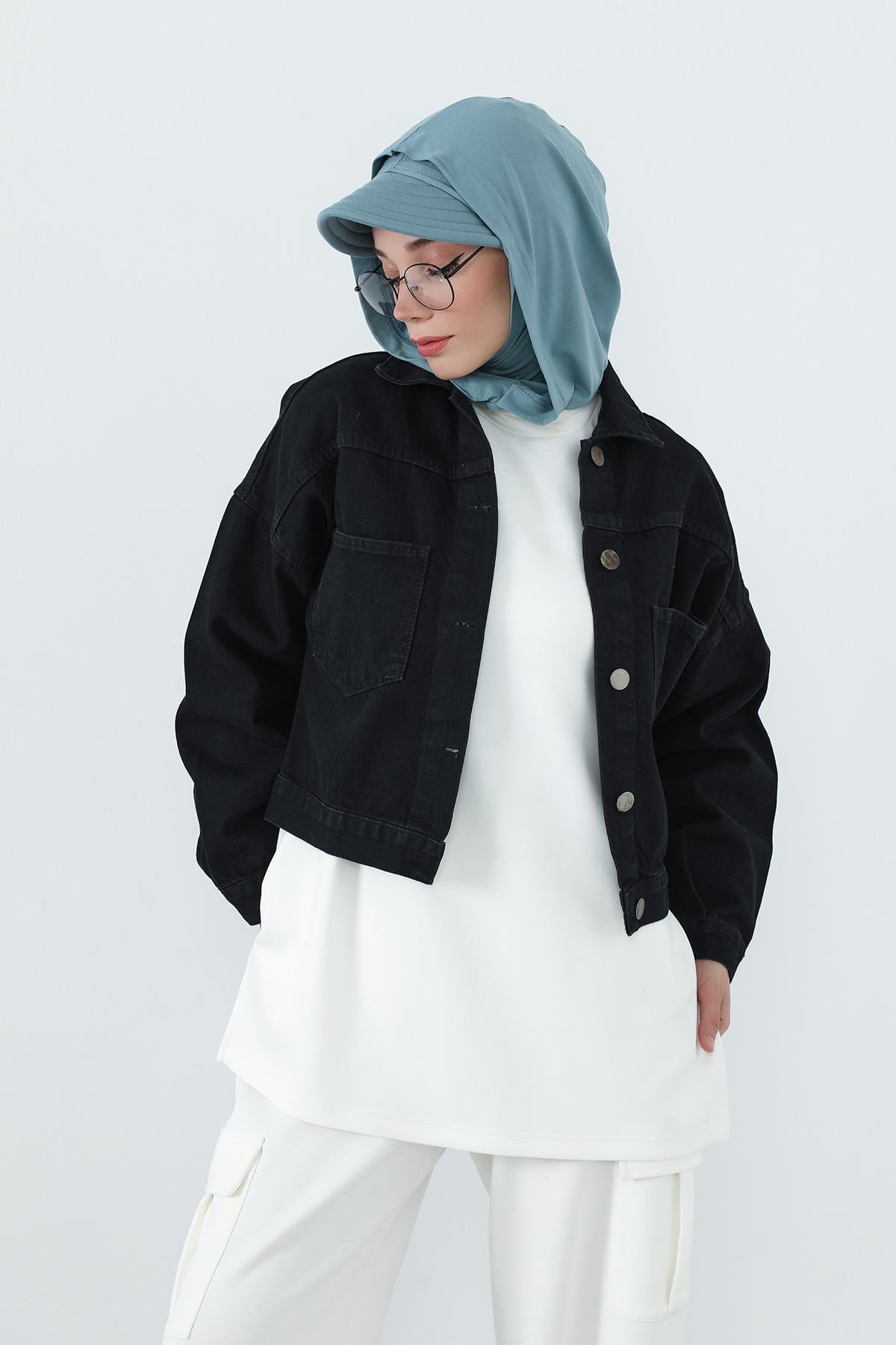 Siperlik ve Kapatıcı Özellikli Penye Kadın Hazır Bone,B-88P