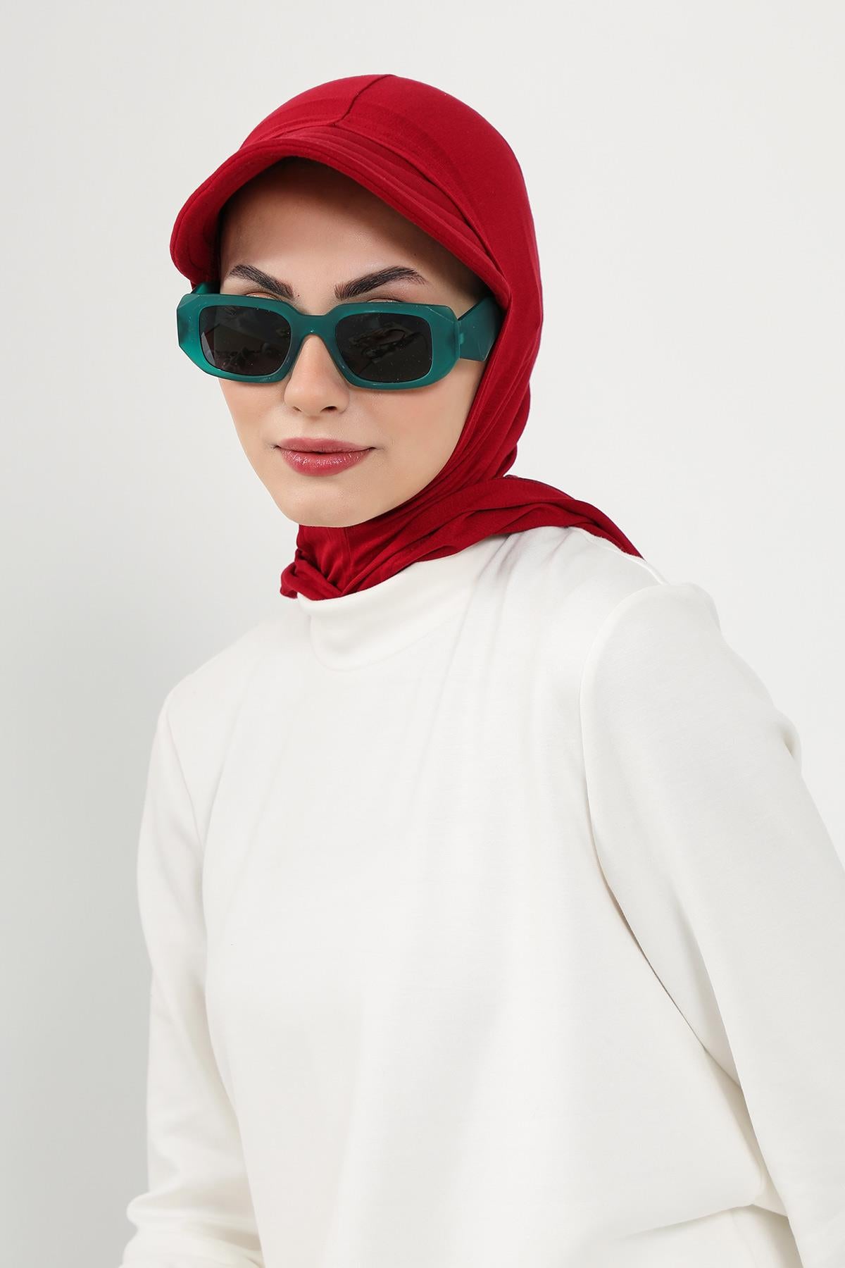 Siperlik ve Kapatıcı Özellikli Penye Kadın Hazır Bone,B-88P