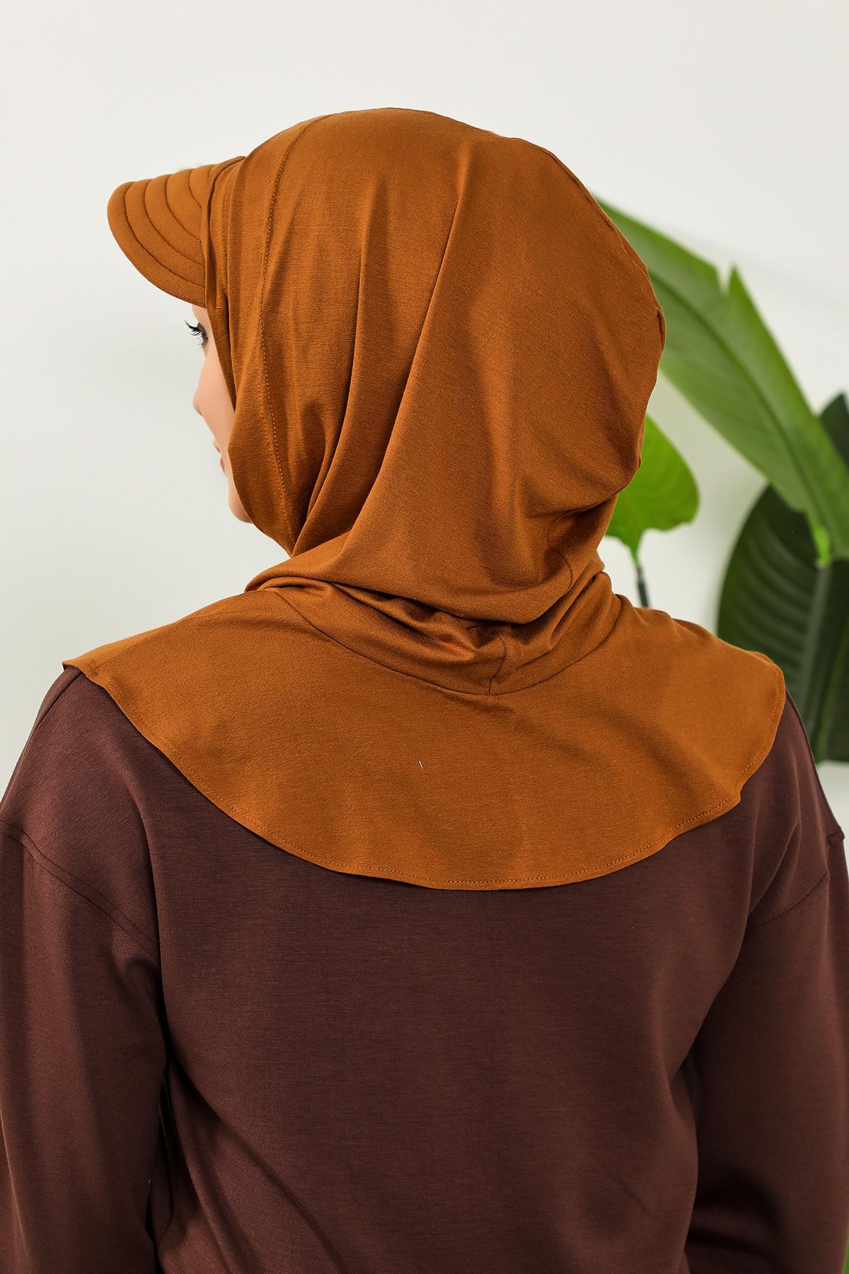 Siperlik ve Kapatıcı Özellikli Penye Kadın Hazır Bone,B-88P