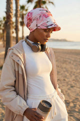 Siperlikli Desenli Penye Şapka Bone,B-73YD