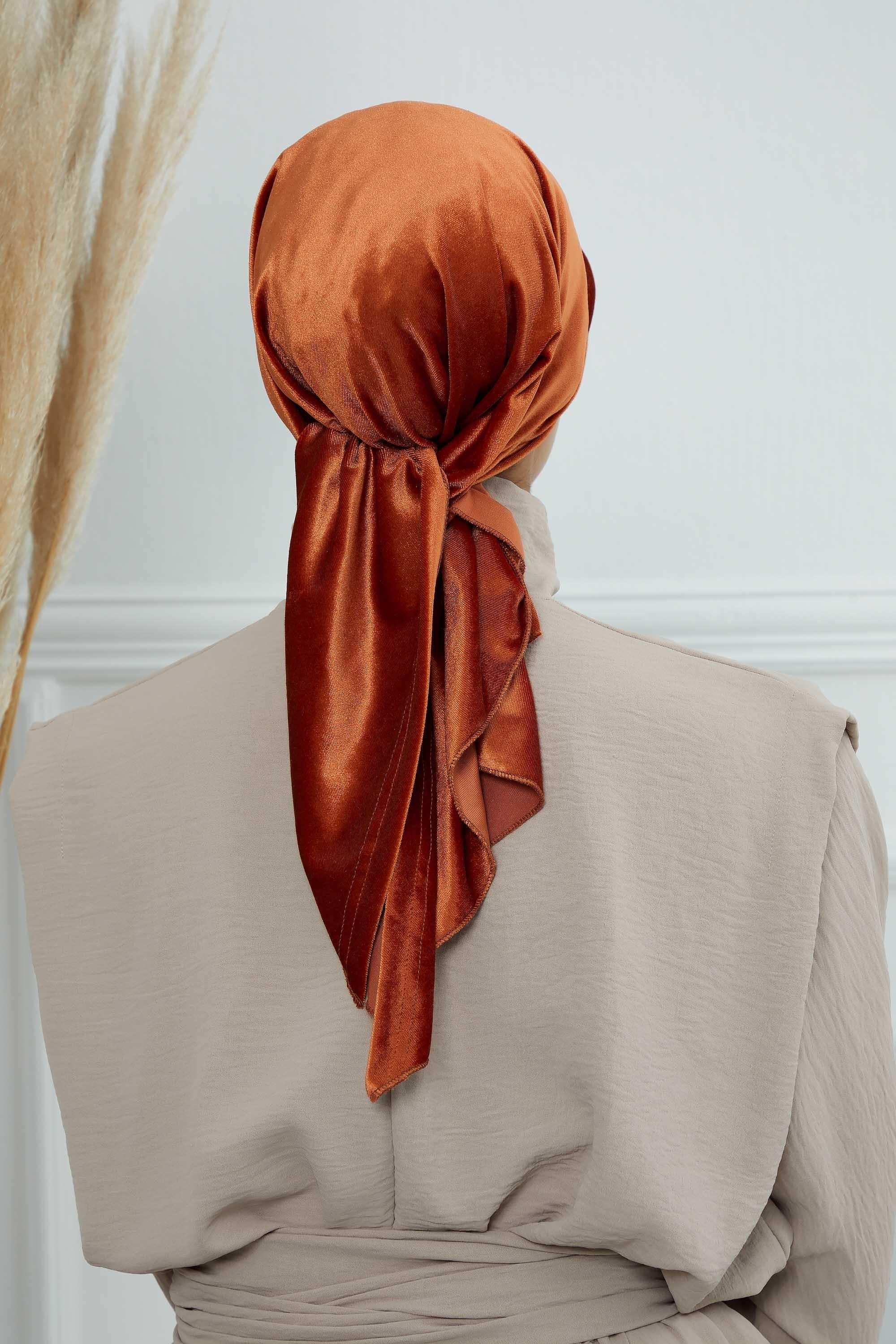 Siperlikli Kadife Bandana Bone,B-71K