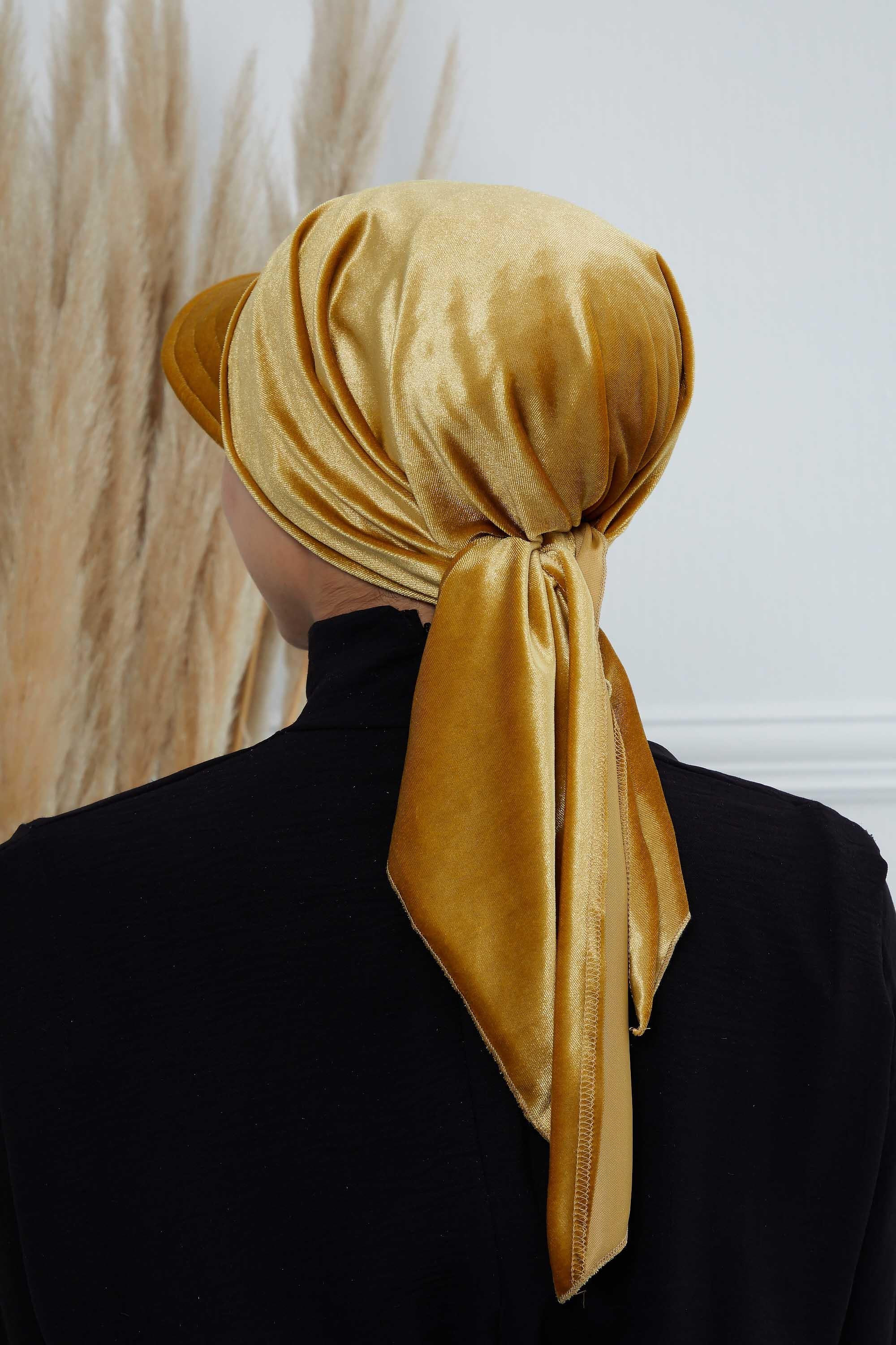 Siperlikli Kadife Bandana Bone,B-71K