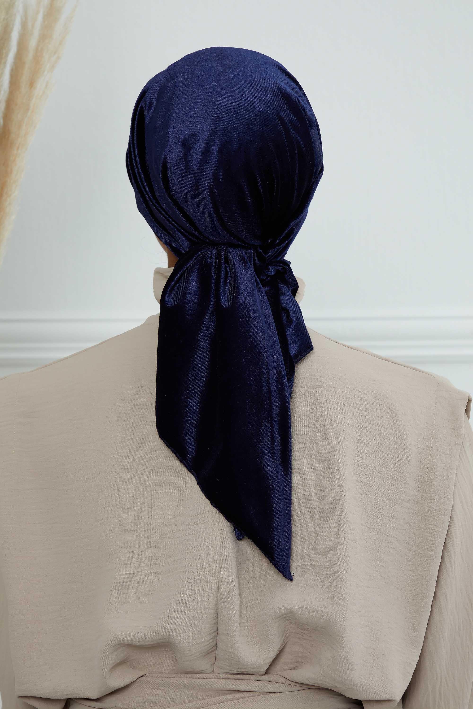 Siperlikli Kadife Bandana Bone,B-71K