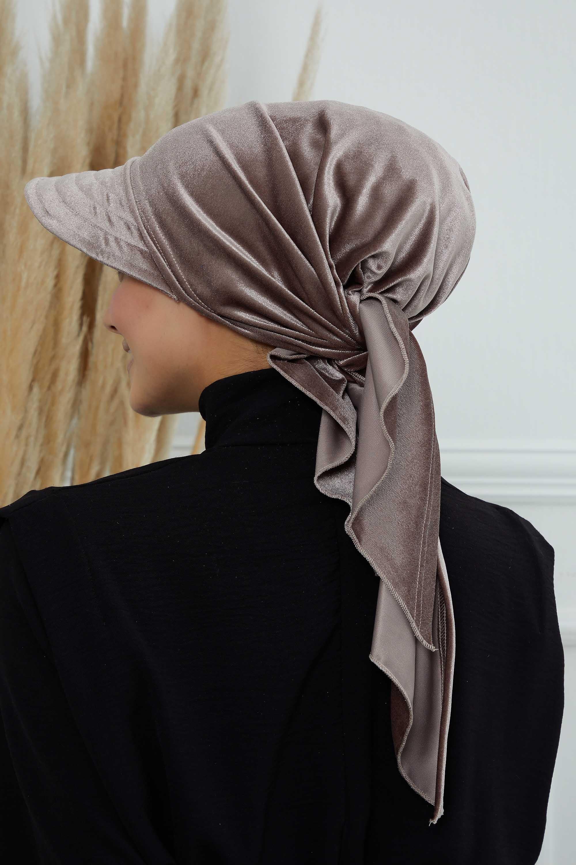 Siperlikli Kadife Bandana Bone,B-71K