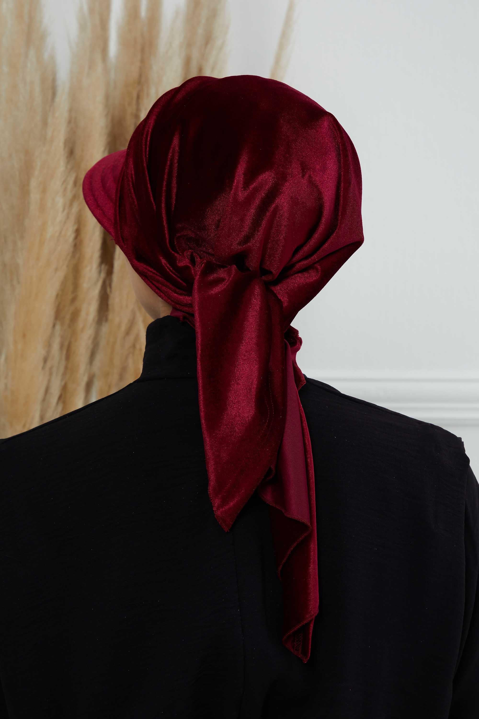 Siperlikli Kadife Bandana Bone,B-71K