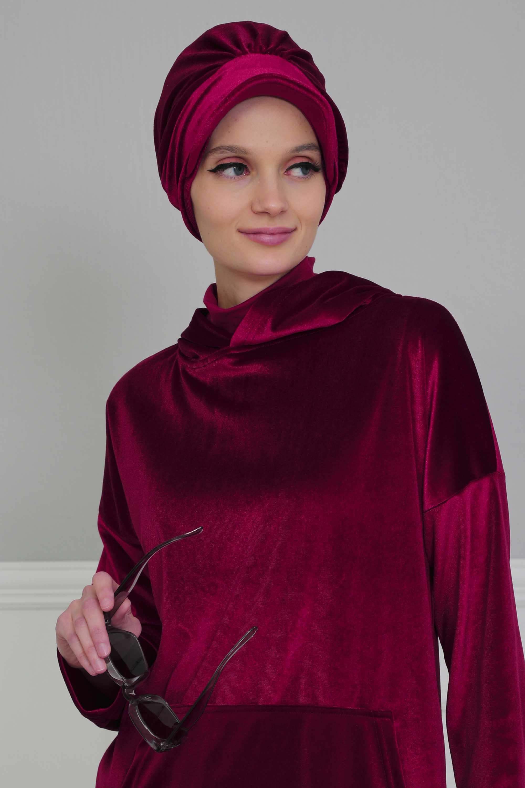 Siperlikli Kadife Bone,B-30K