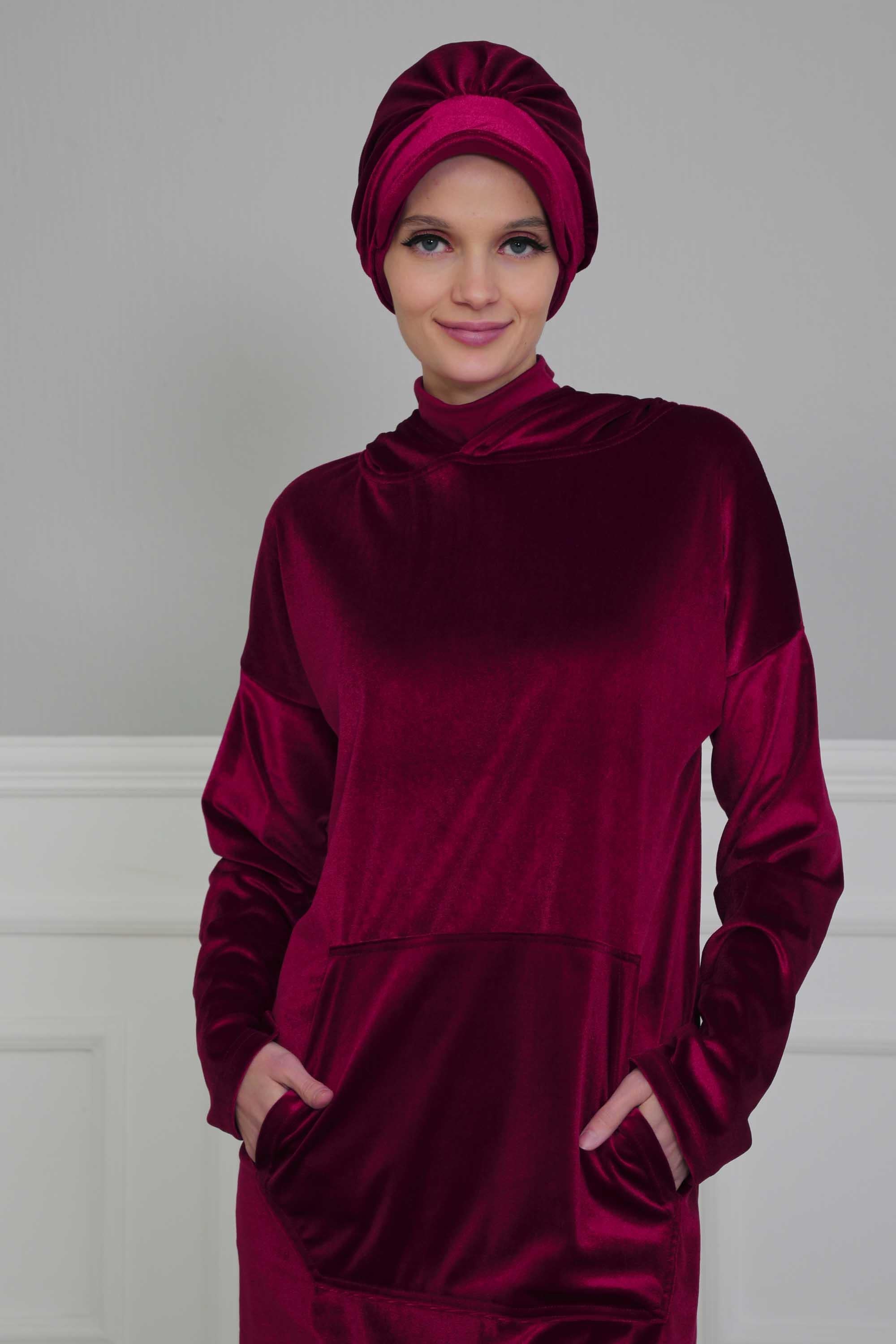 Siperlikli Kadife Bone,B-30K