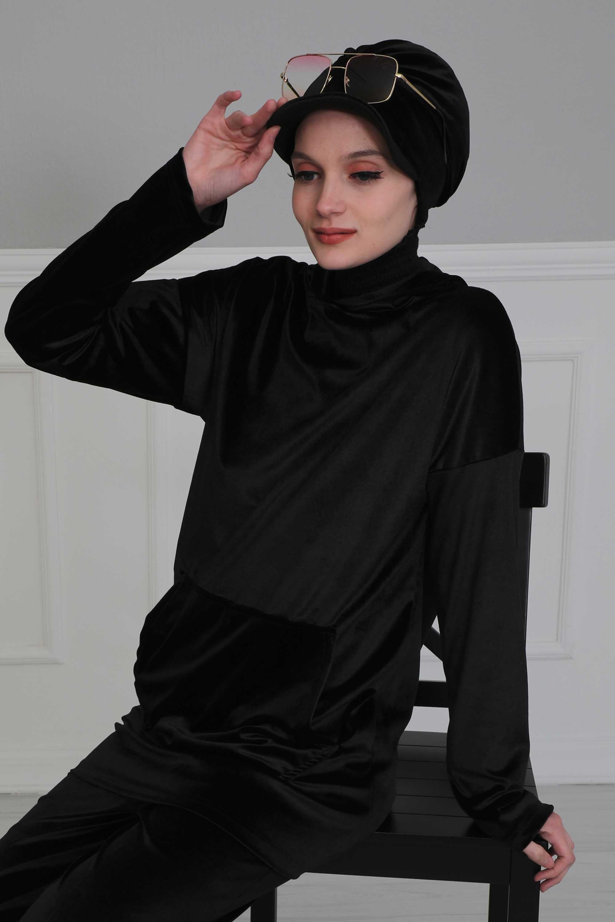 Siperlikli Kadife Bone,B-30K