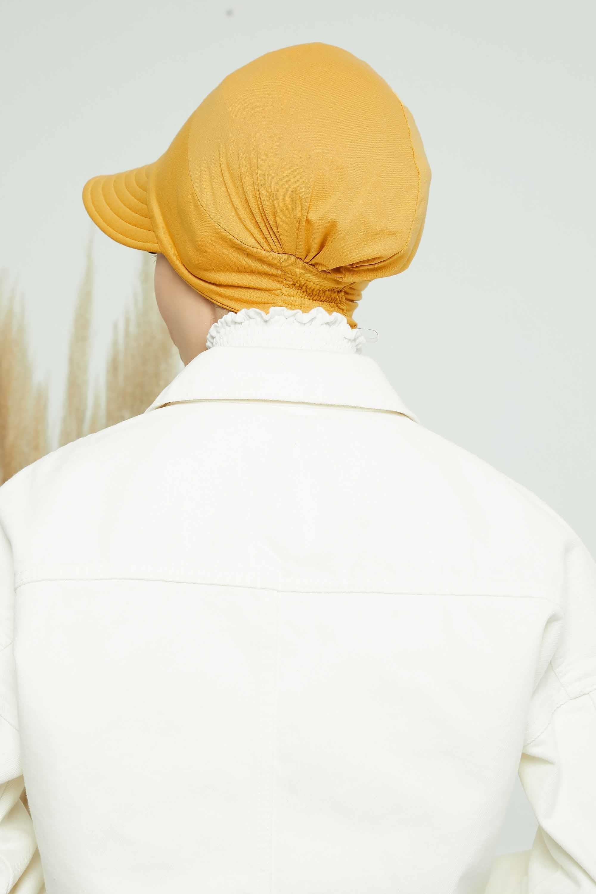 Siperlikli Penye Şapka Bone,B-73