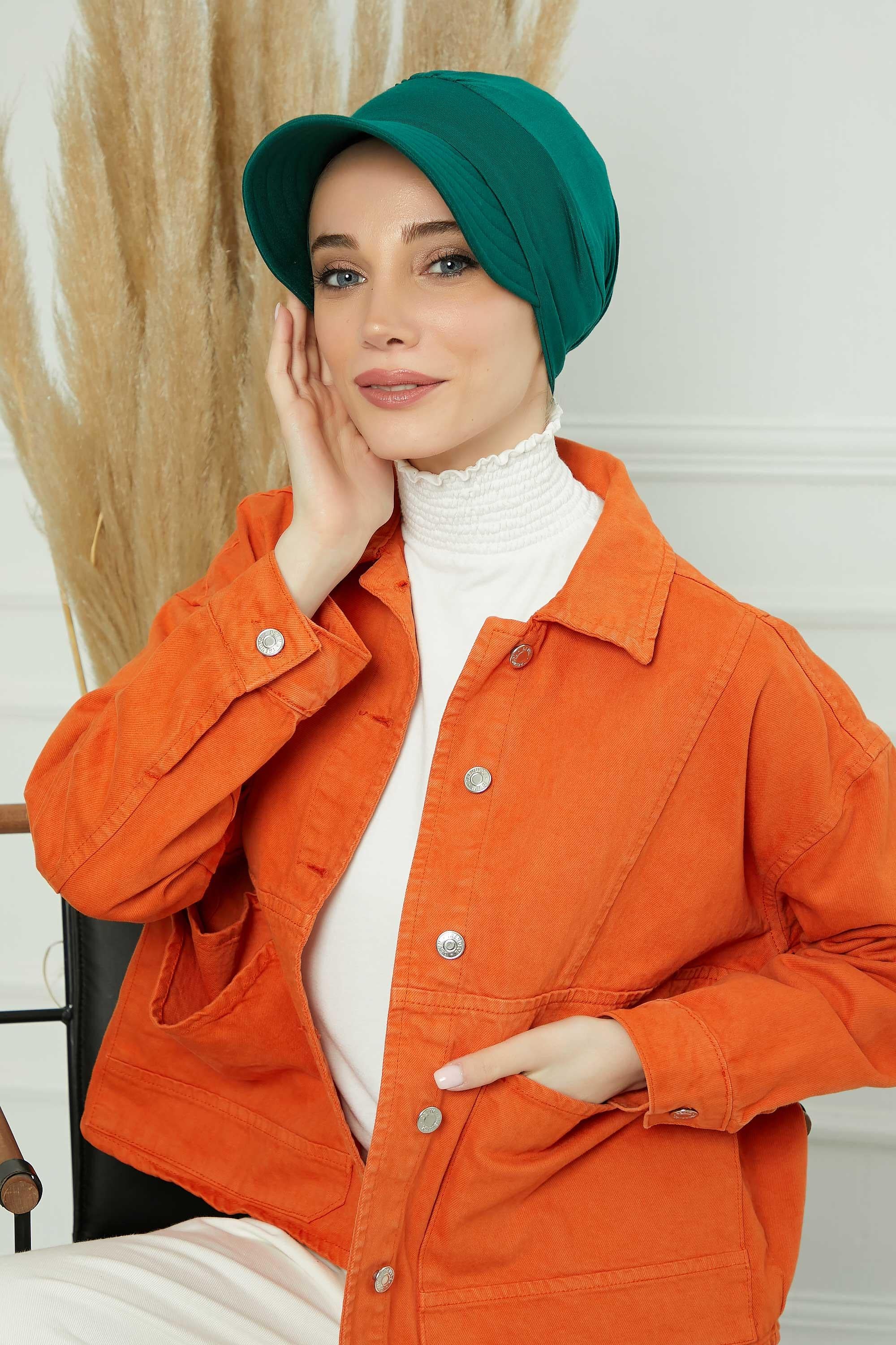 Siperlikli Penye Şapka Bone,B-73