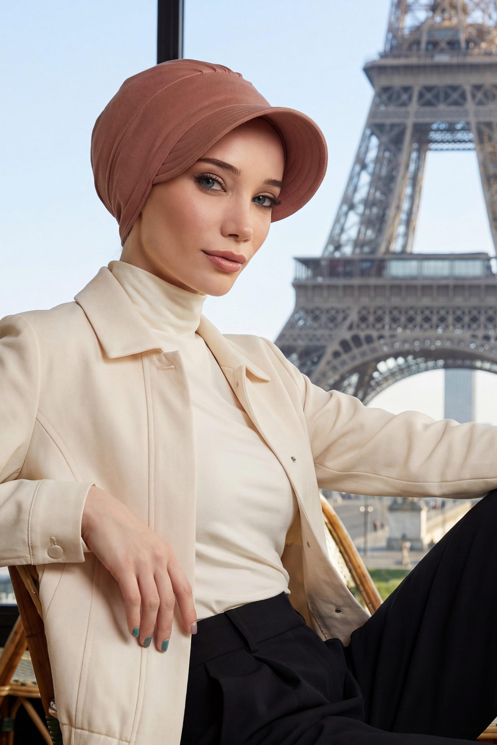 Siperlikli Penye Şapka Bone,B-73