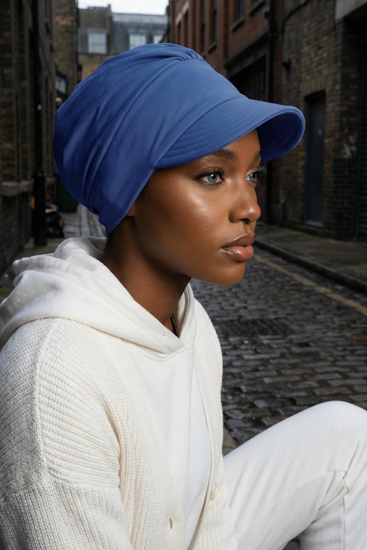 Siperlikli Penye Şapka Bone,B-73