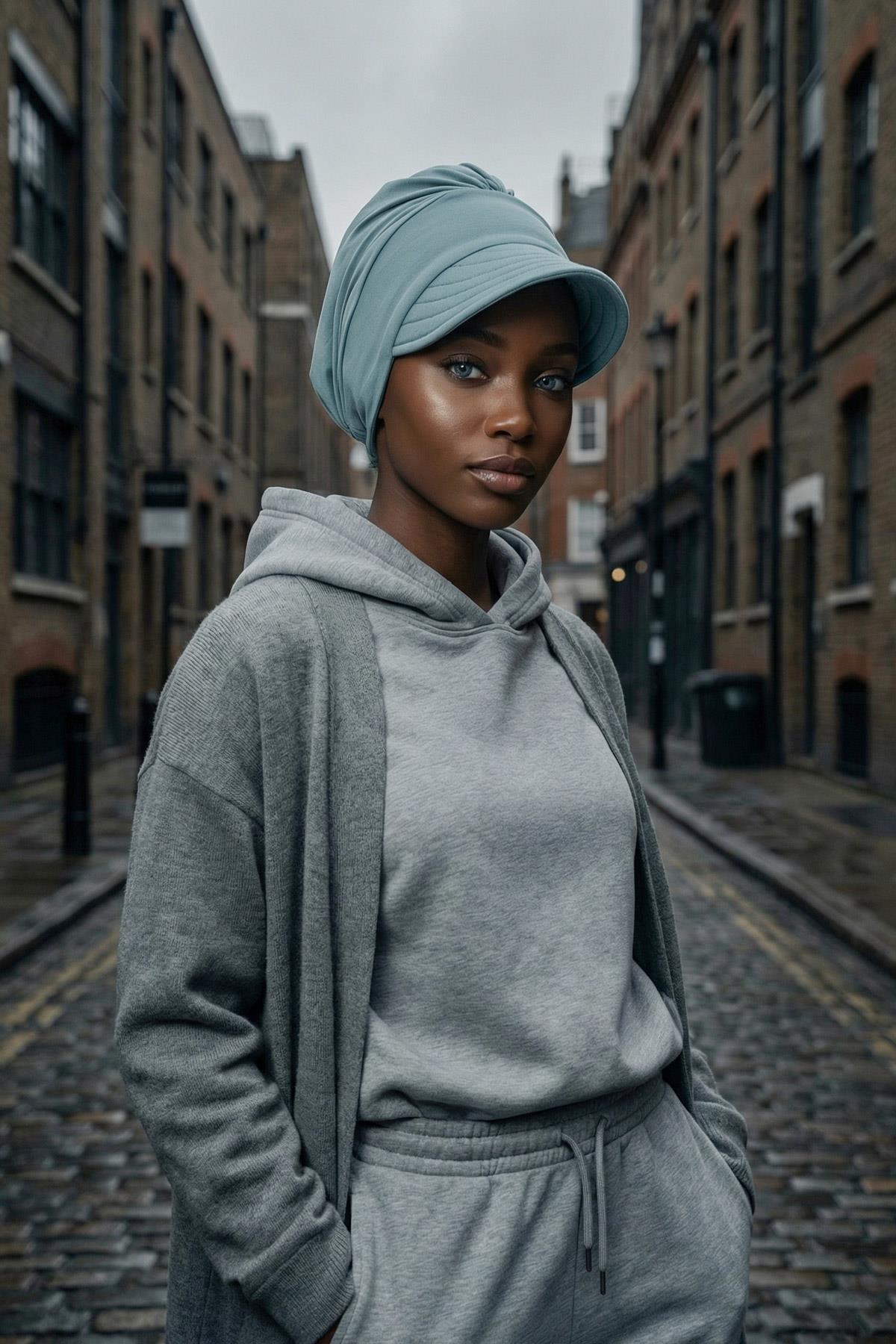 Siperlikli Penye Şapka Bone,B-73