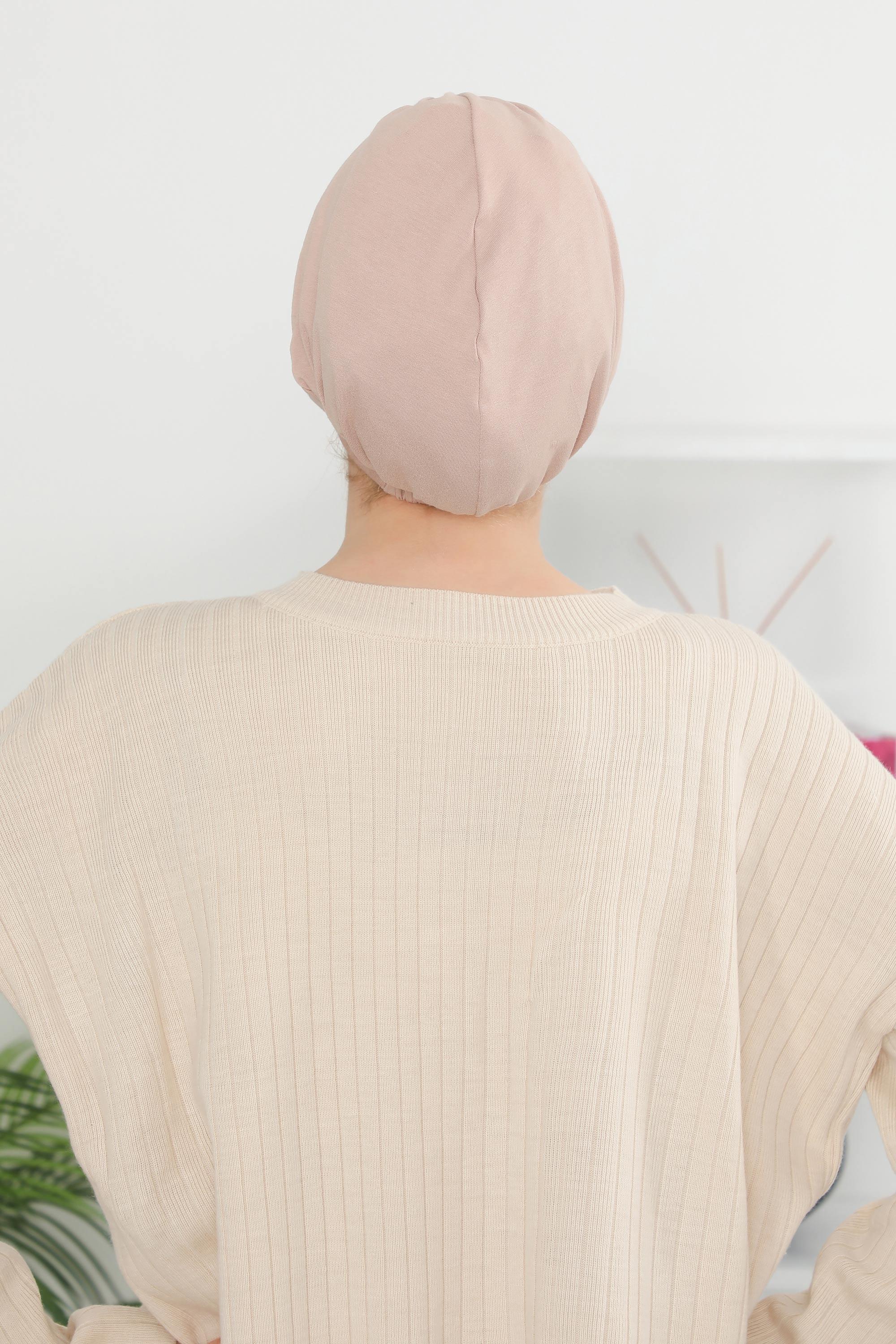 Siperlikli Penye Şapka Bone,B-73