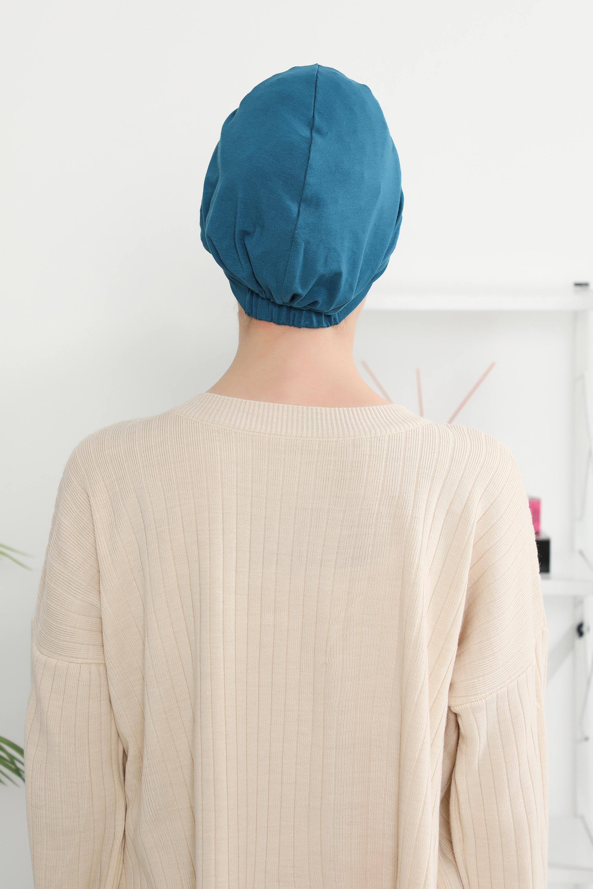 Siperlikli Penye Şapka Bone,B-73