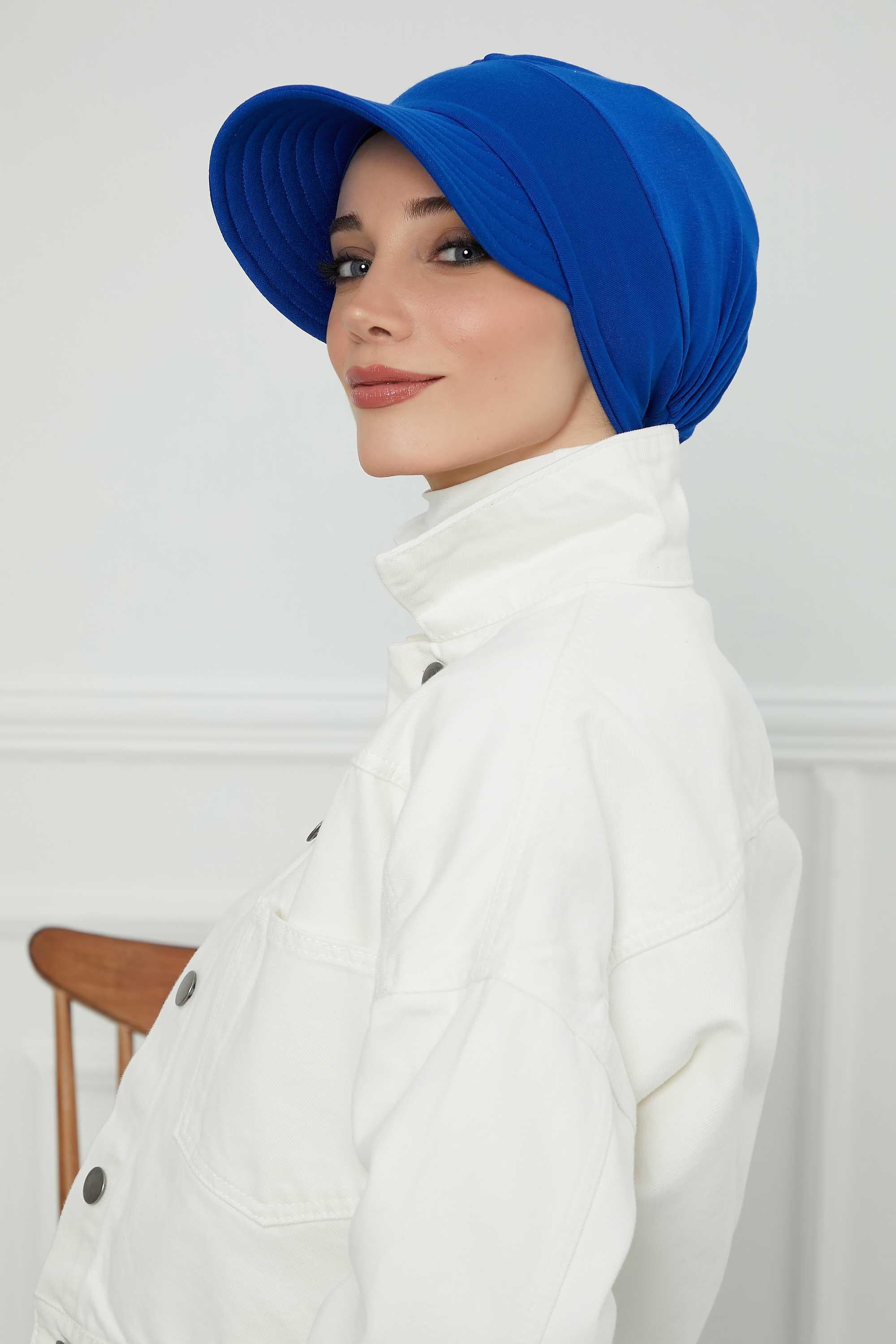 Siperlikli Penye Şapka Bone,B-73