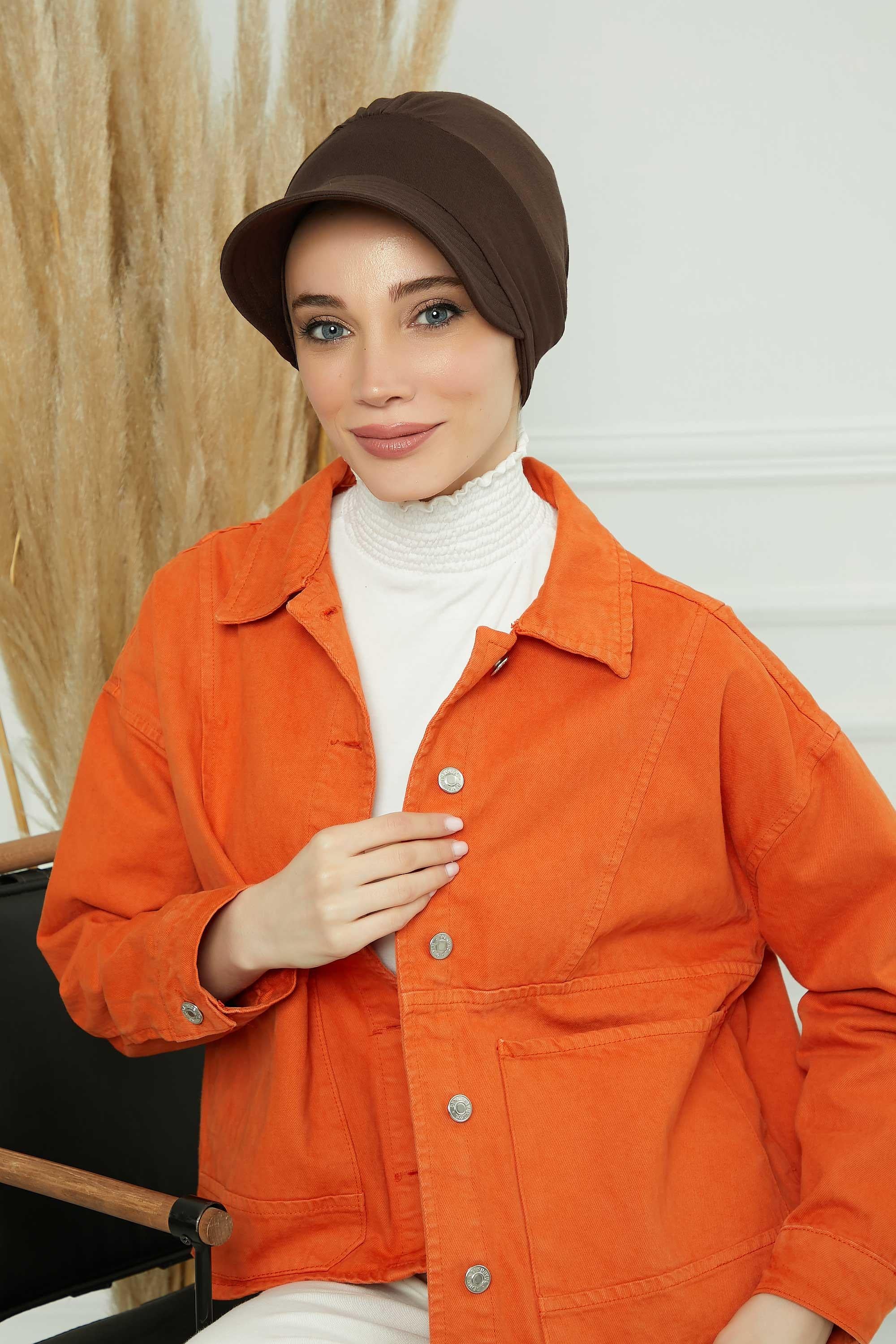 Siperlikli Penye Şapka Bone,B-73