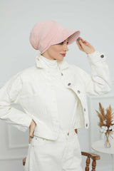 Siperlikli Penye Şapka Bone,B-73