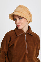 Siperlikli Polar Şapka Bone,B-73PL