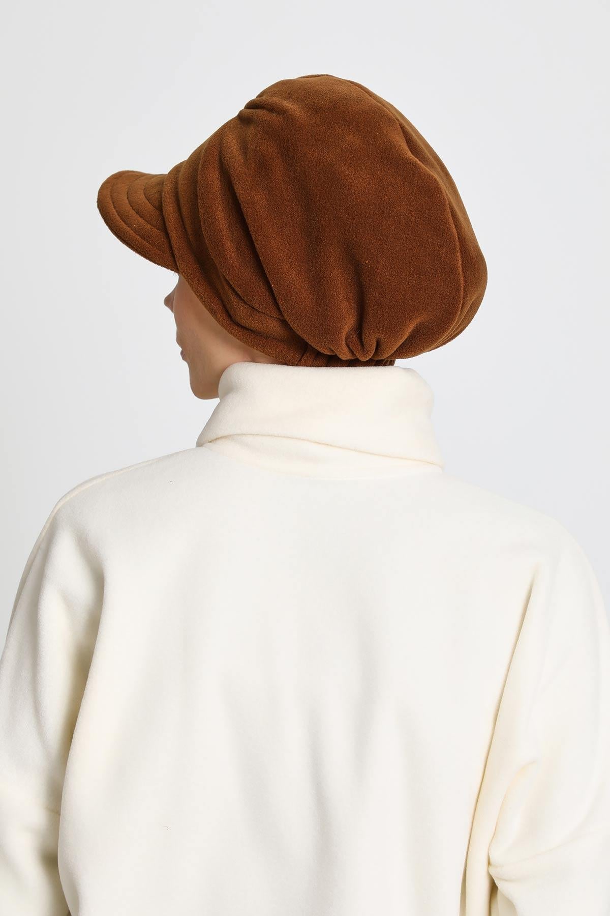 Siperlikli Polar Şapka Bone,B-73PL