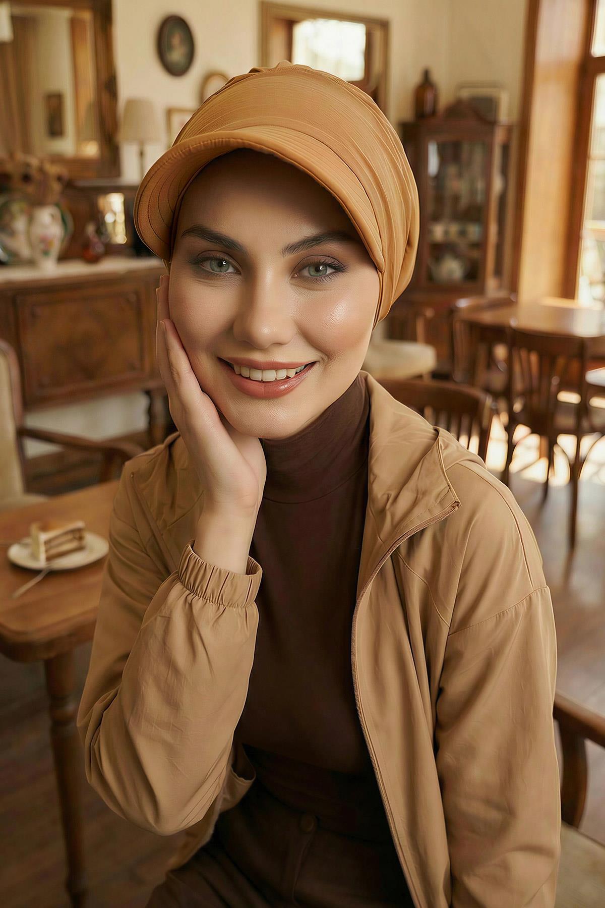 Siperlikli Şapka Bone,B-73A