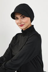 Siperlikli Tesettür (Deniz,Havuz) Yüzücü Bonesi,B-73SN