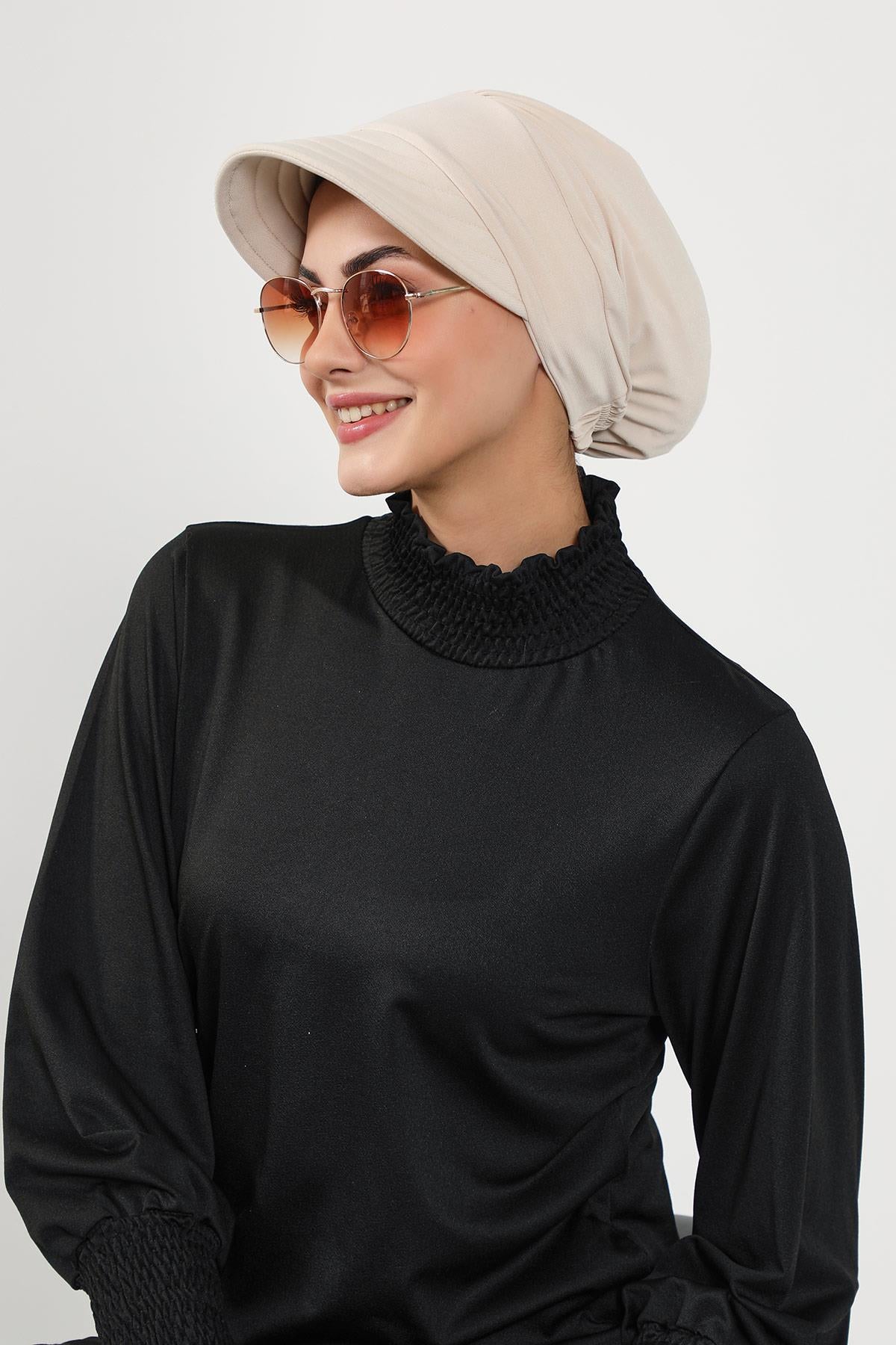 Siperlikli Tesettür (Deniz,Havuz) Yüzücü Bonesi,B-73SN