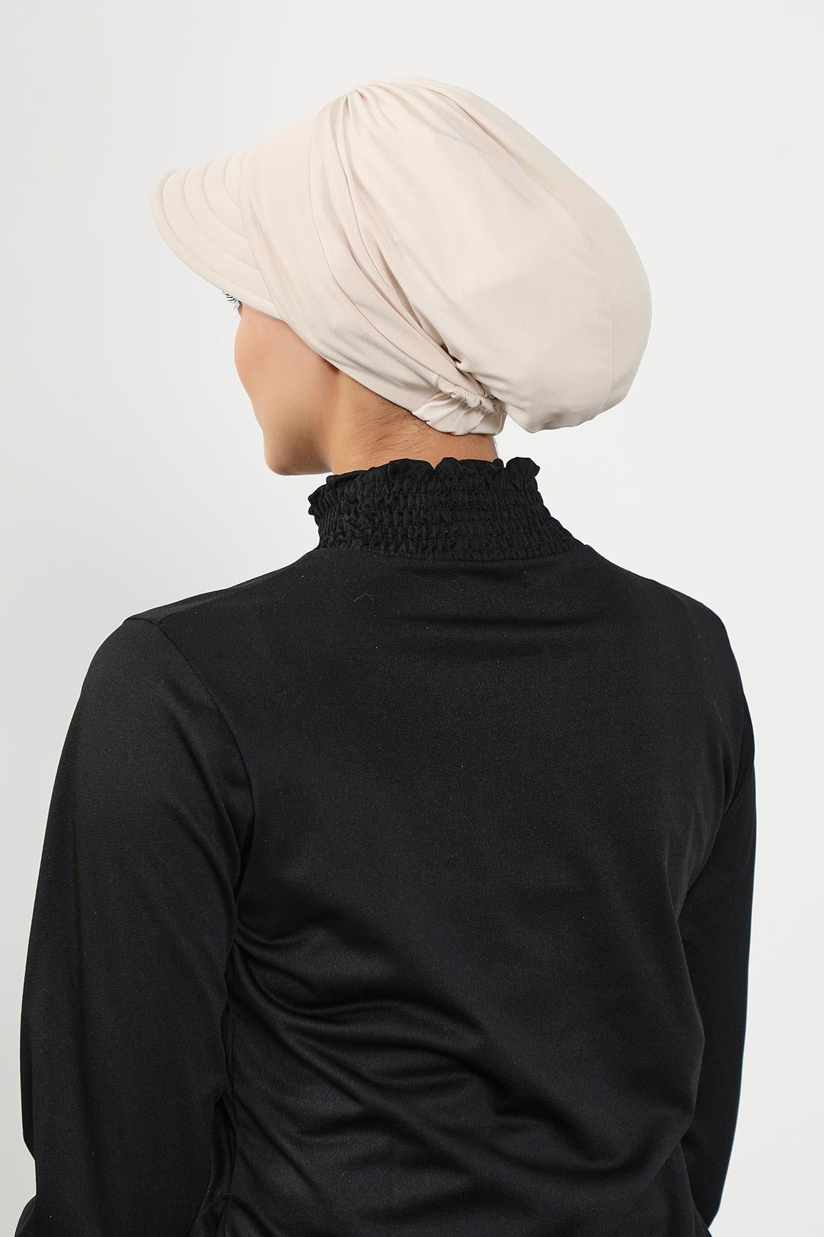 Siperlikli Tesettür (Deniz,Havuz) Yüzücü Bonesi,B-73SN