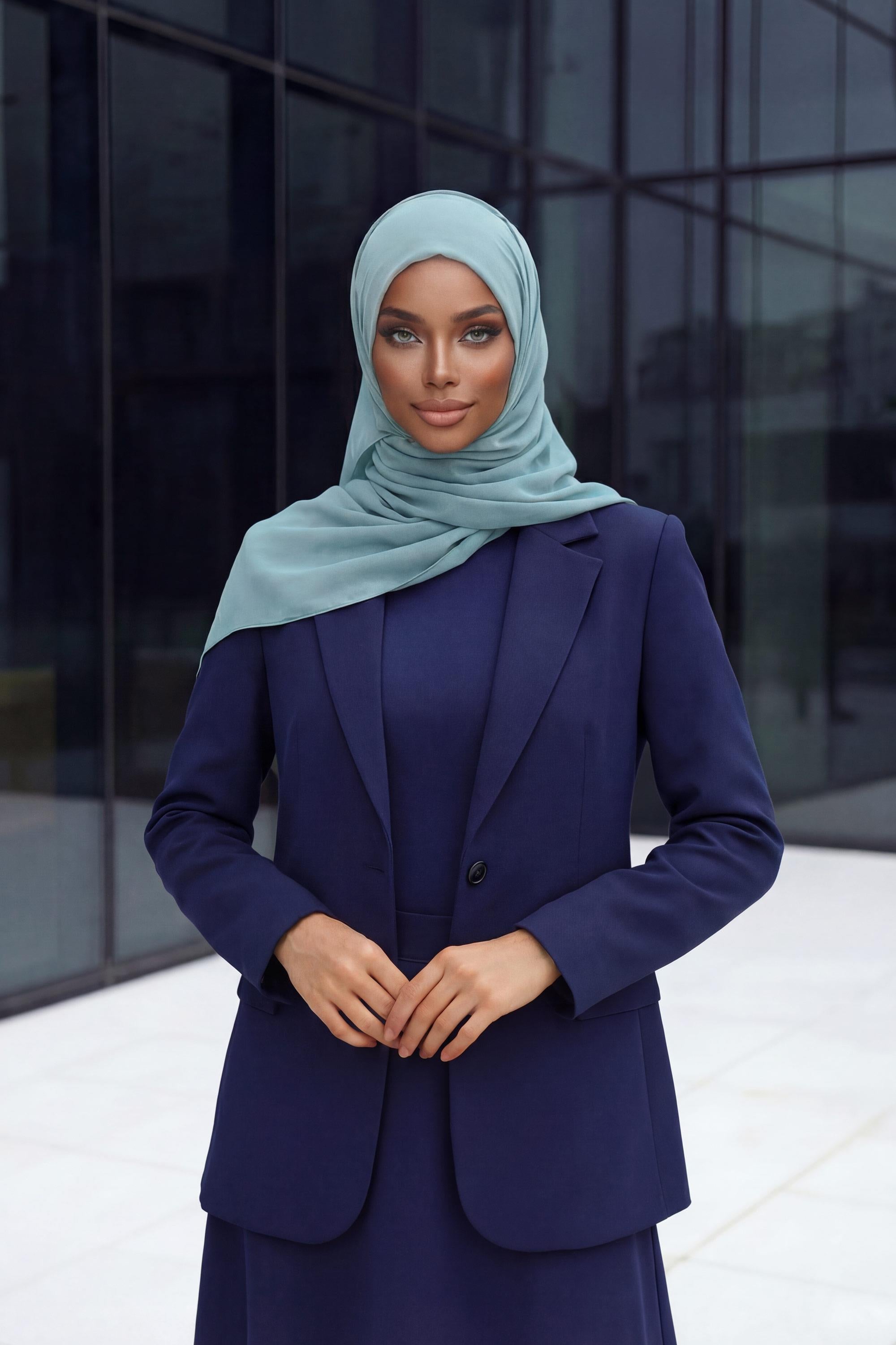 Tesettür Boneli Pratik Şifon Şal,PS-46