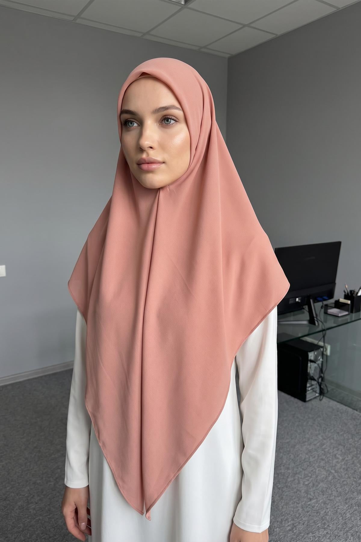 Tesettür Kaymaz Krep Şal,PS-63