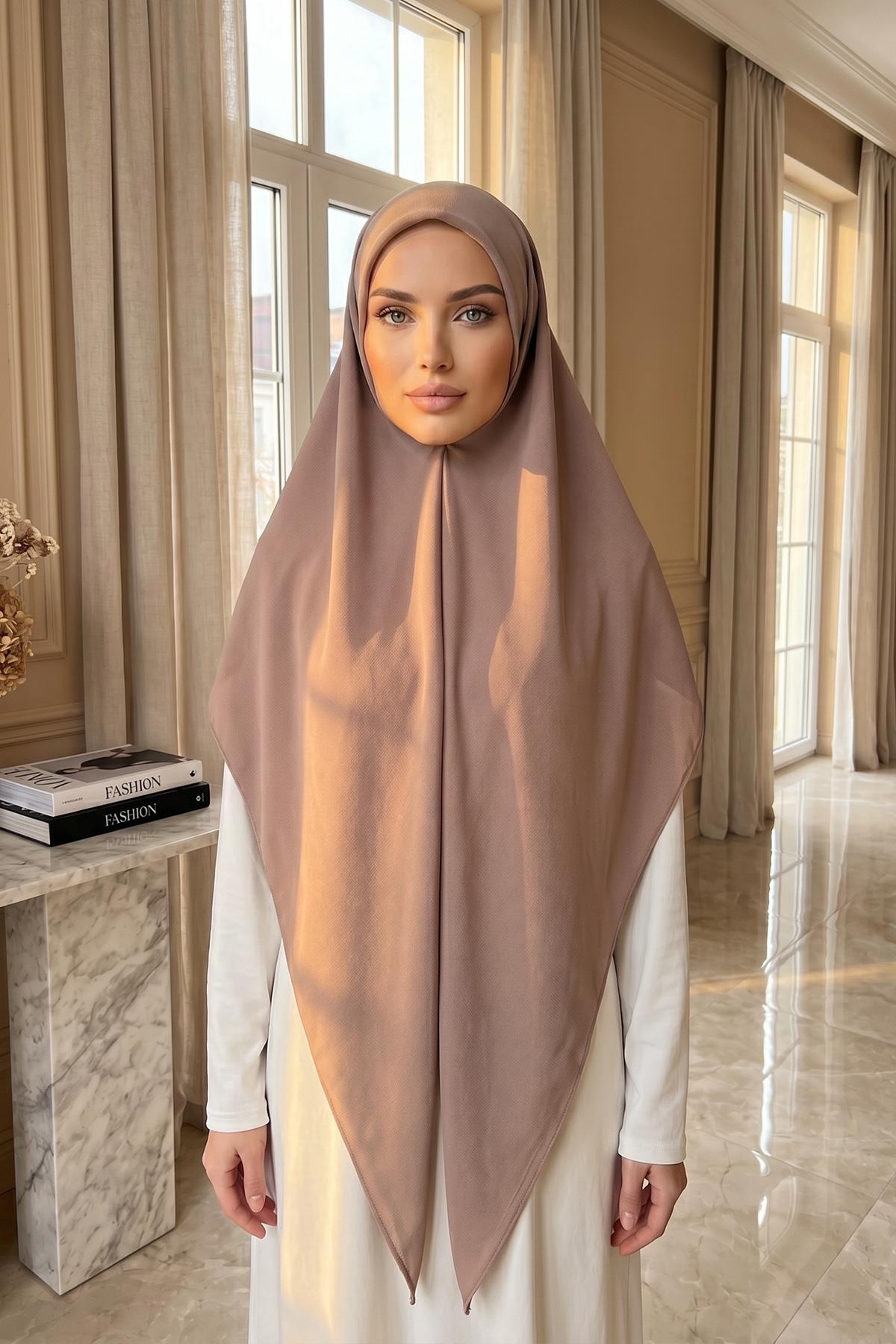 Tesettür Kaymaz Krep Şal,PS-63
