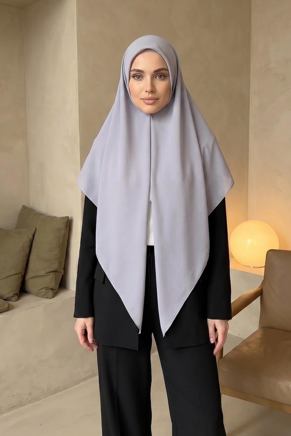 Tesettür Kaymaz Krep Şal,PS-63