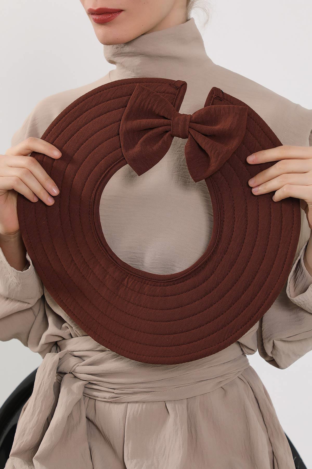 Türban Üzeri Aerobin Pratik Tak-Çık Fiyonklu Şapka,SP-4A,SP-4A