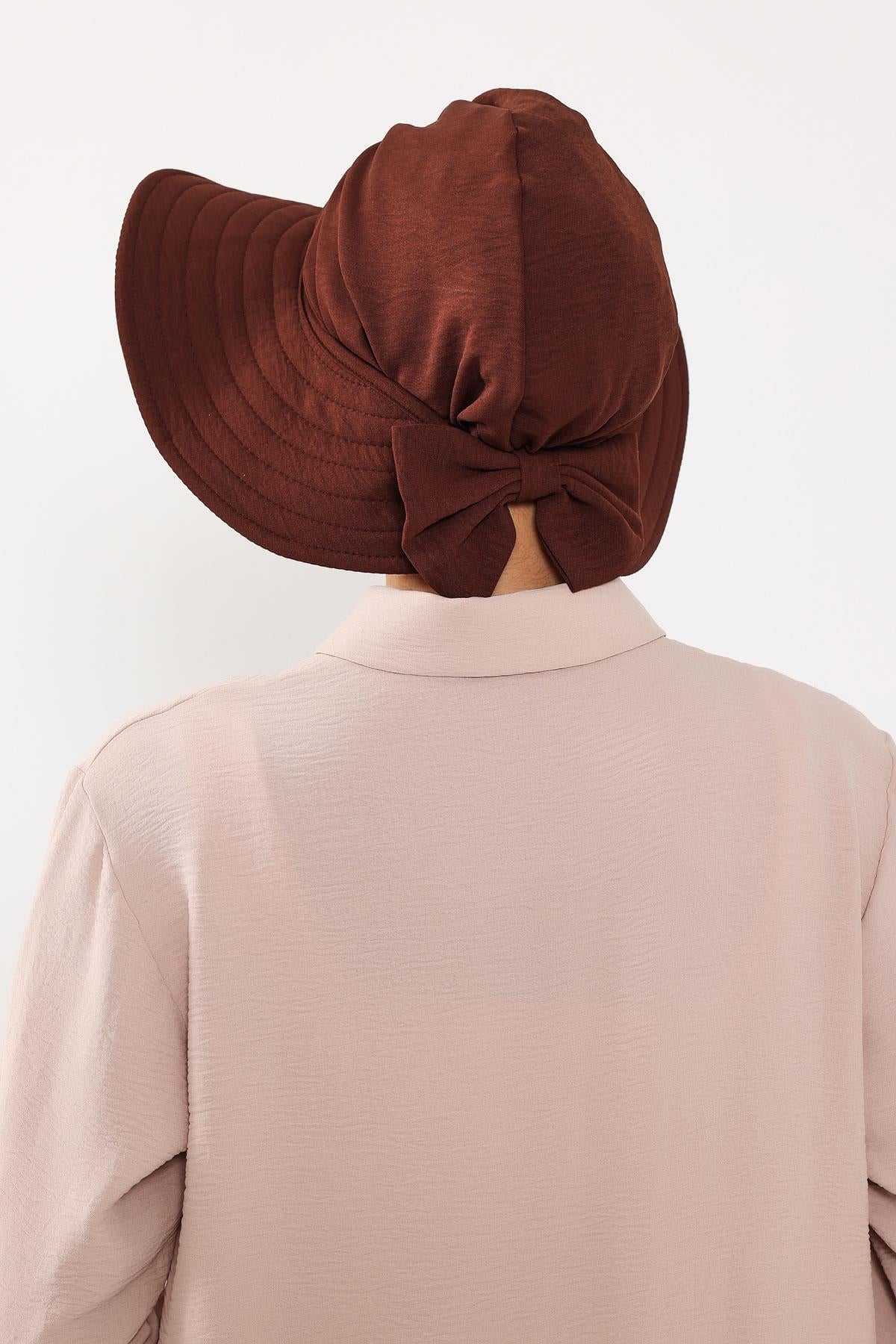 Türban Üzeri Aerobin Pratik Tak-Çık Fiyonklu Şapka,SP-4A,SP-4A