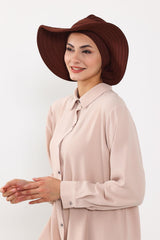 Türban Üzeri Aerobin Pratik Tak-Çık Fiyonklu Şapka,SP-4A,SP-4A