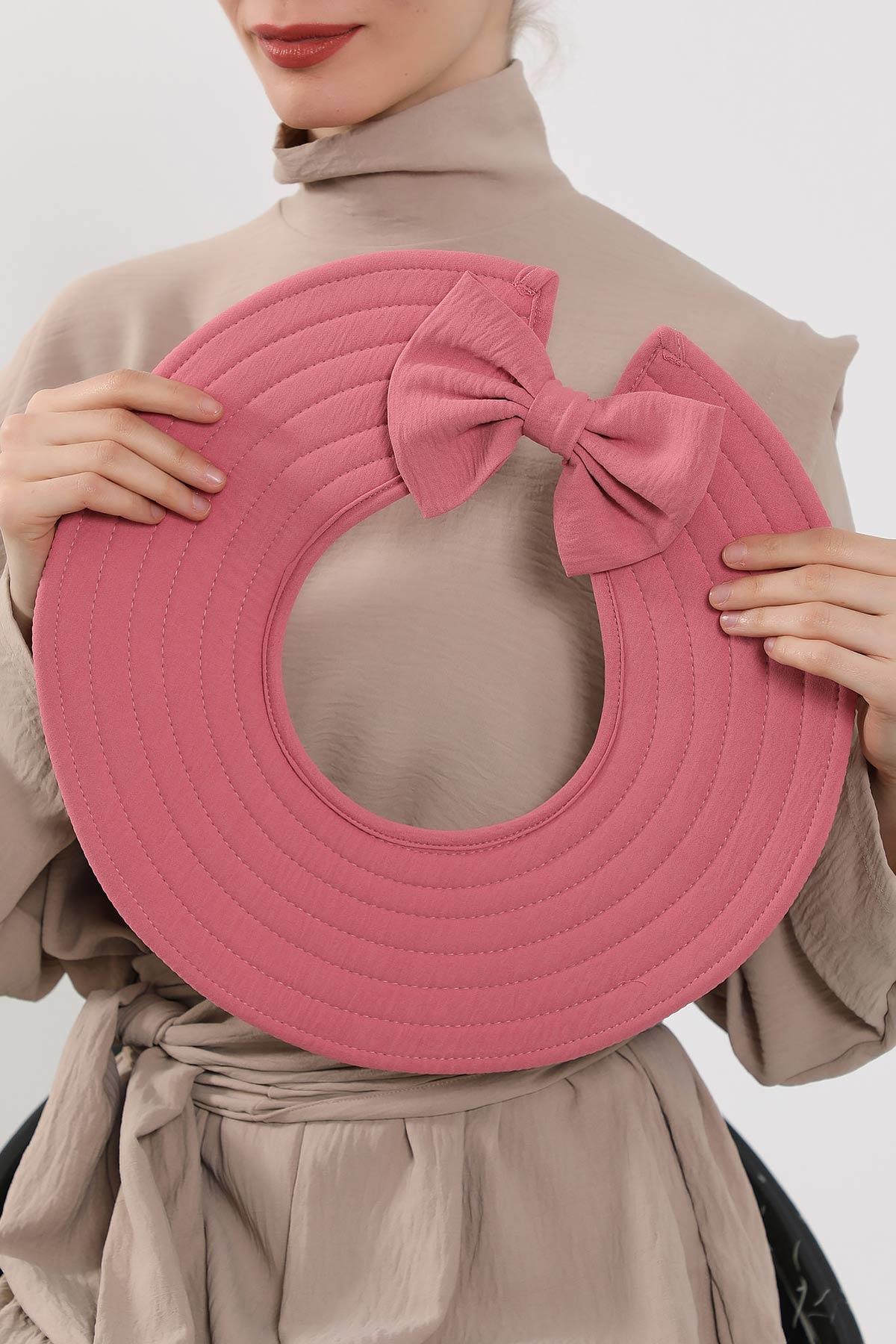 Türban Üzeri Aerobin Pratik Tak-Çık Fiyonklu Şapka,SP-4A,SP-4A