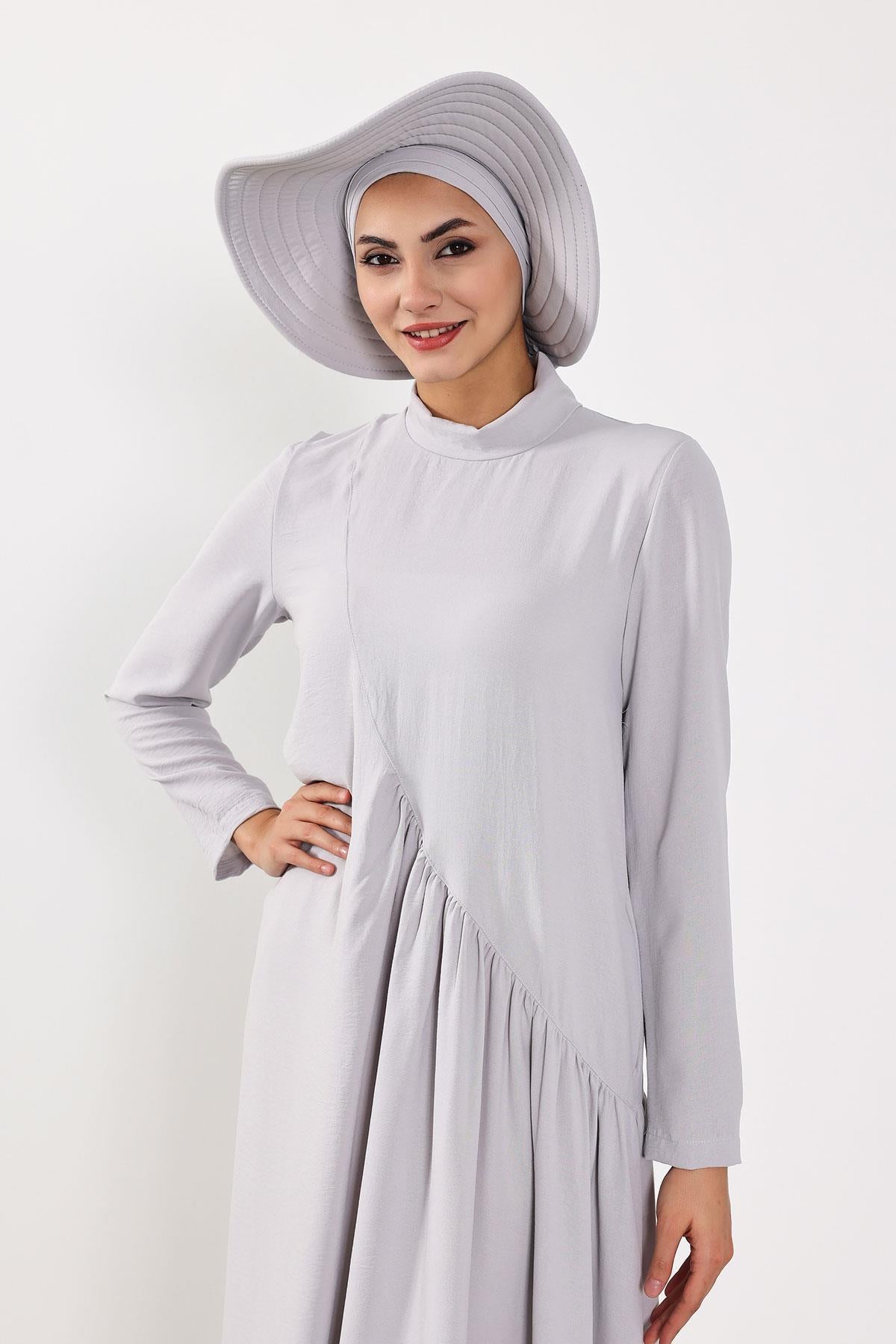 Türban Üzeri Aerobin Pratik Tak-Çık Fiyonklu Şapka,SP-4A,SP-4A